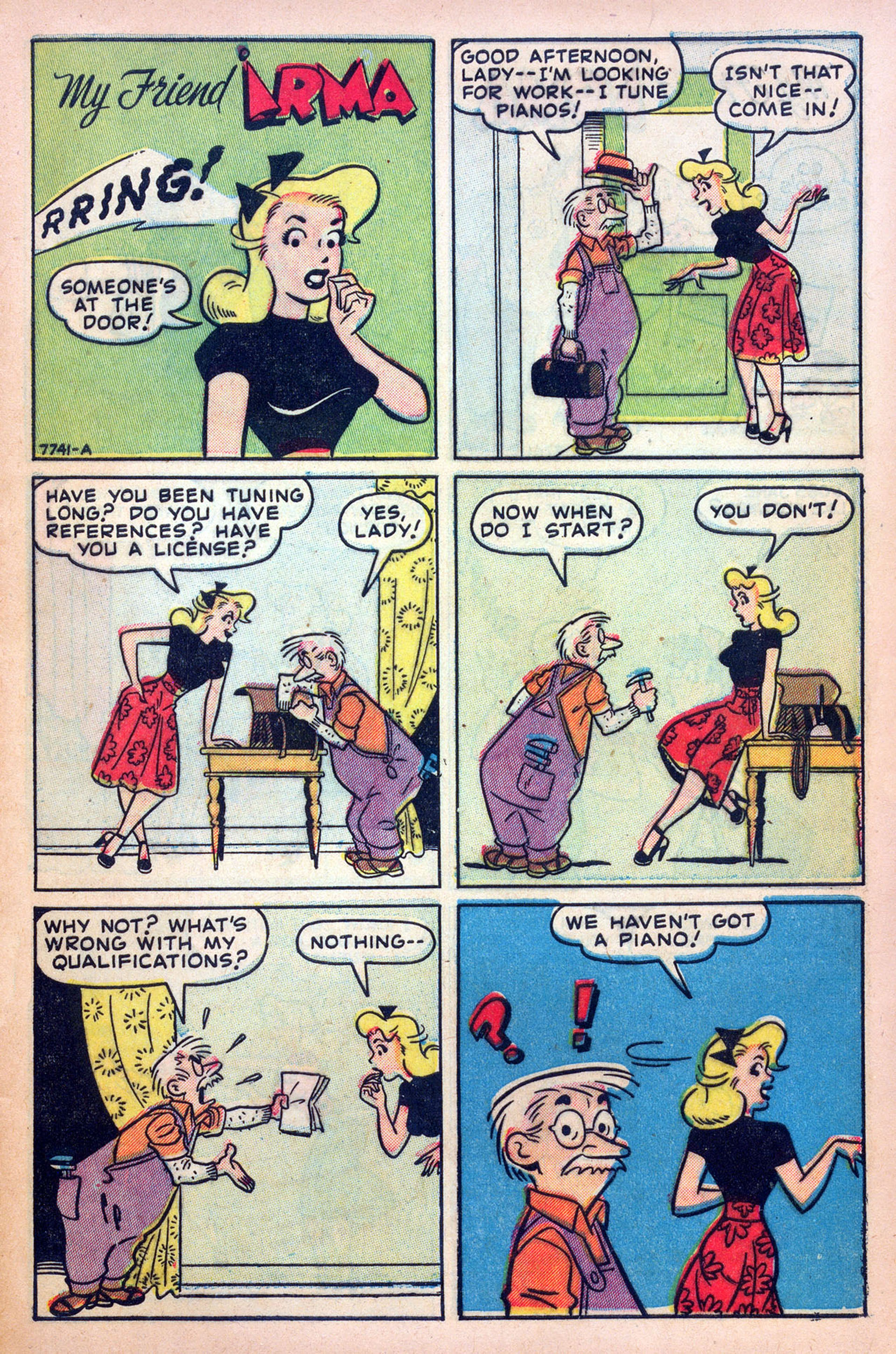 Read online My Friend Irma comic -  Issue #7 - 9