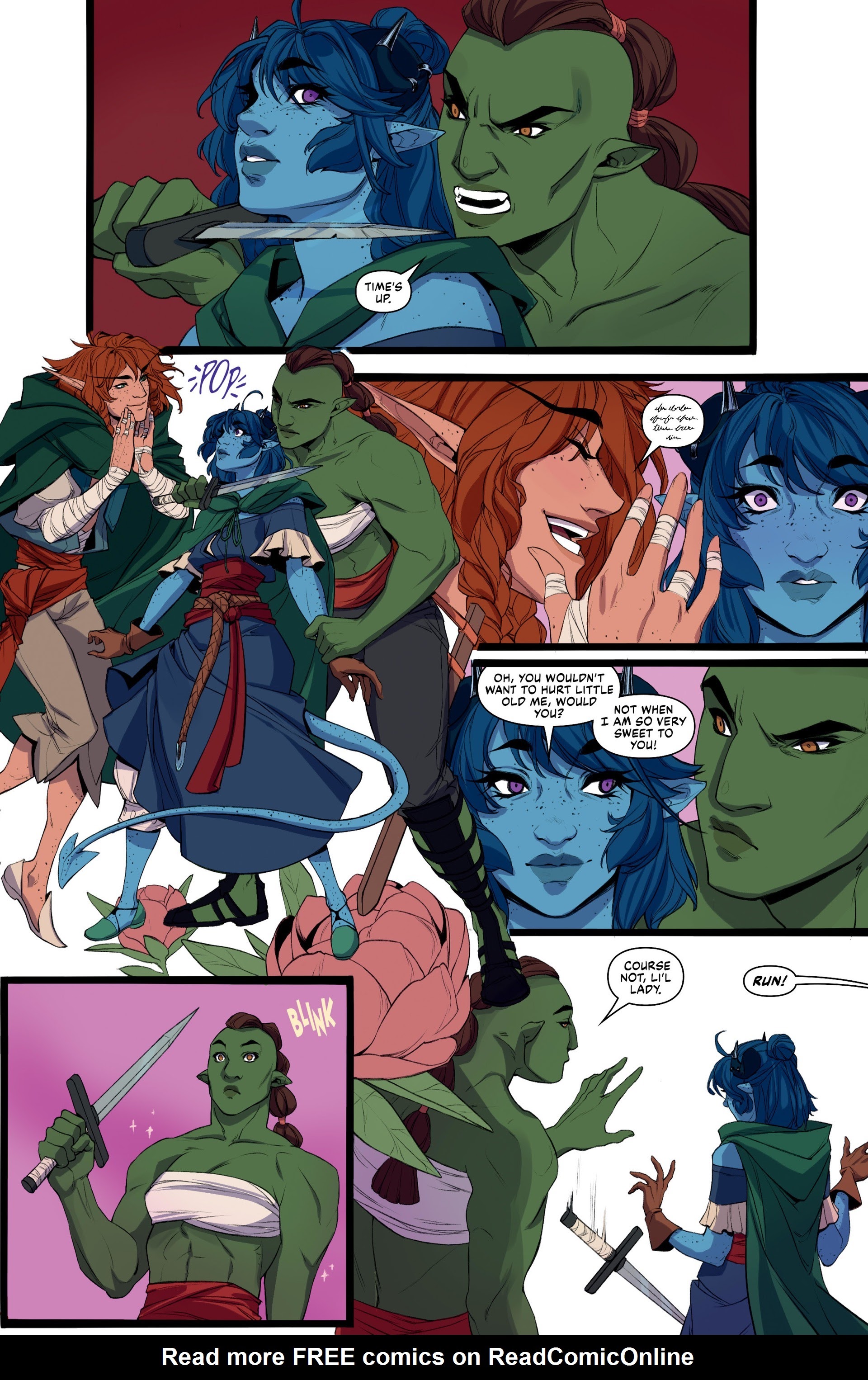Read online Critical Role: The Mighty Nein Origins–Jester Lavorre comic -  Issue # Full - 37