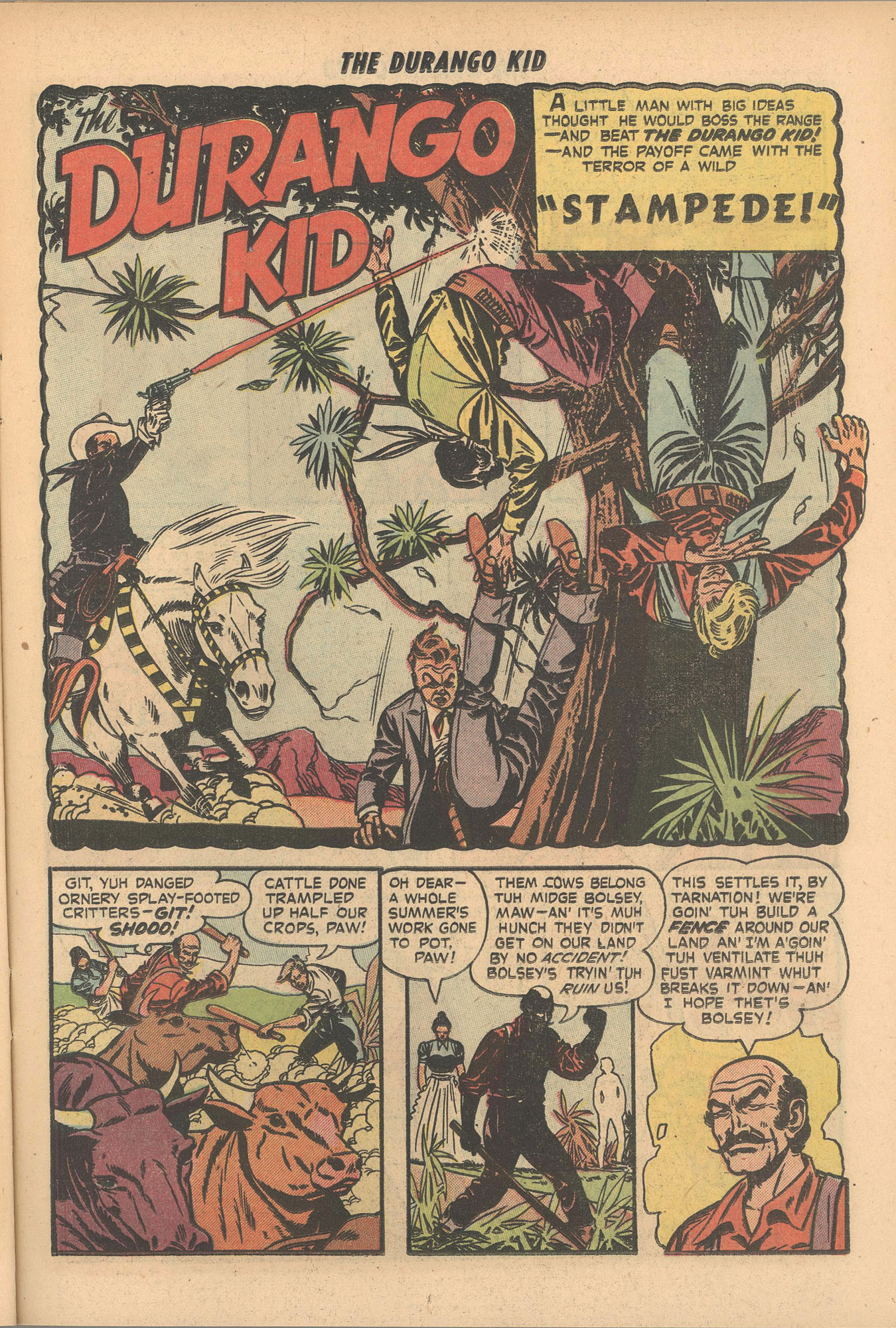 Read online Charles Starrett as The Durango Kid comic -  Issue #16 - 11