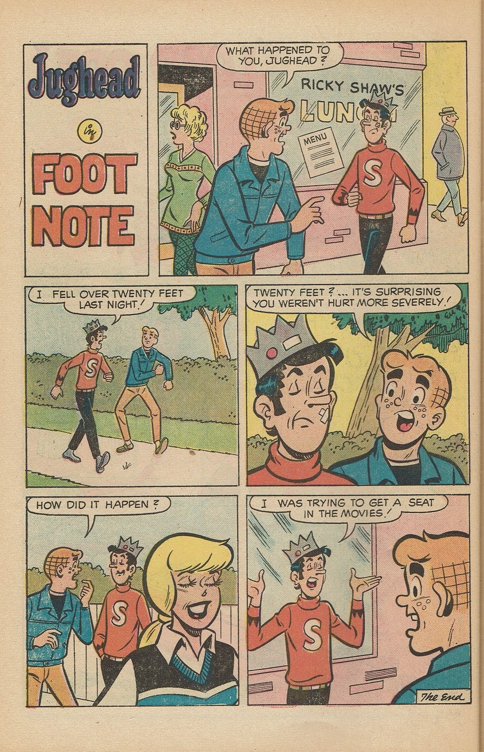 Read online Jughead's Jokes comic -  Issue #47 - 30