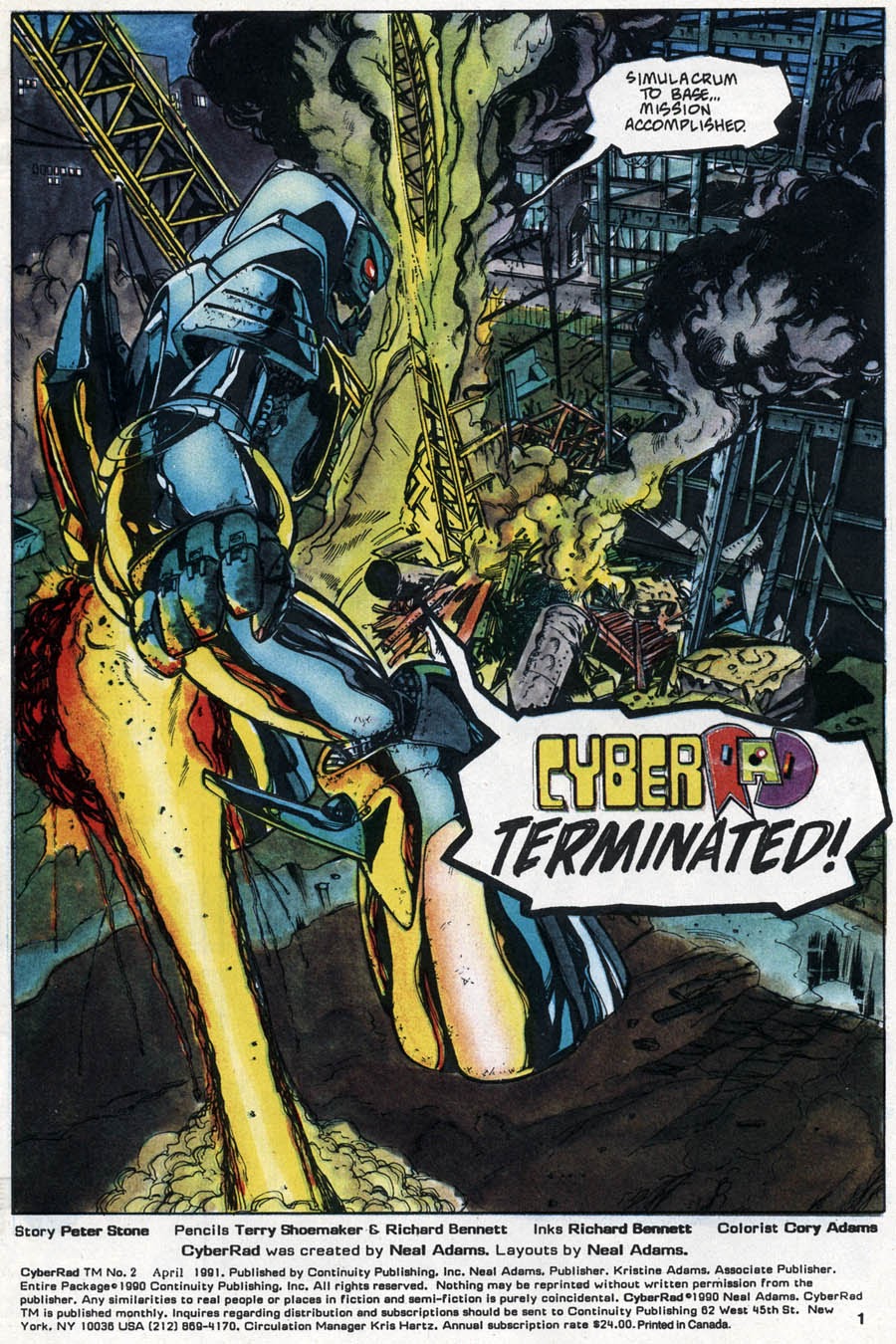 Read online CyberRad (1991) comic -  Issue #2 - 2