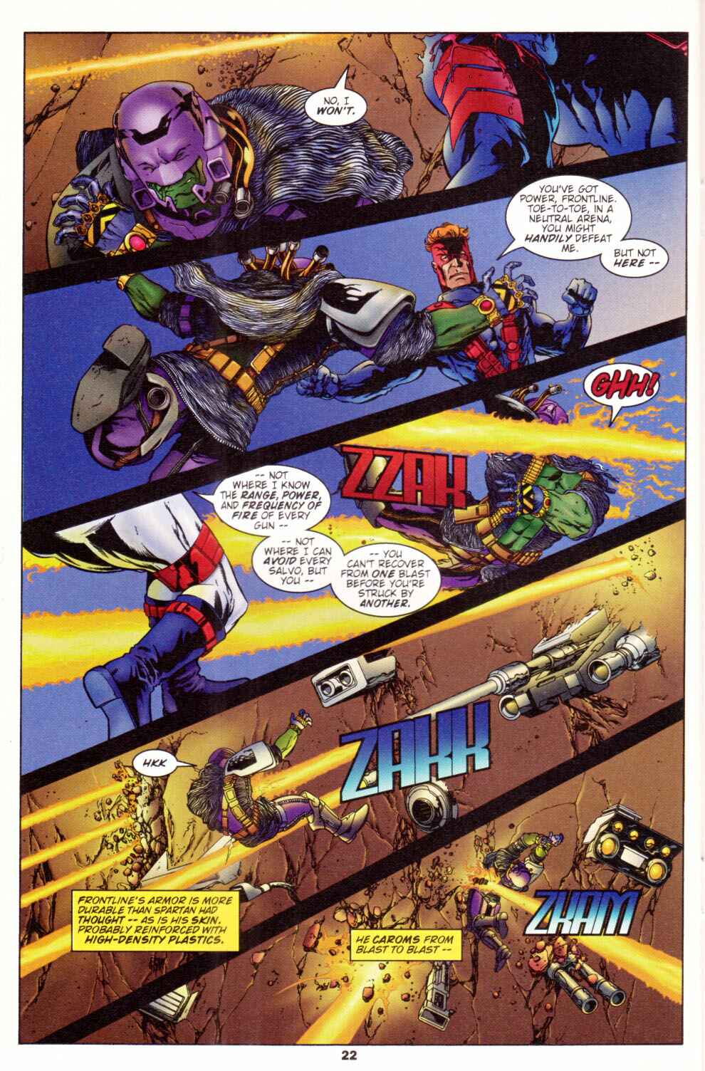 Read online Spartan: Warrior Spirit comic -  Issue #1 - 23