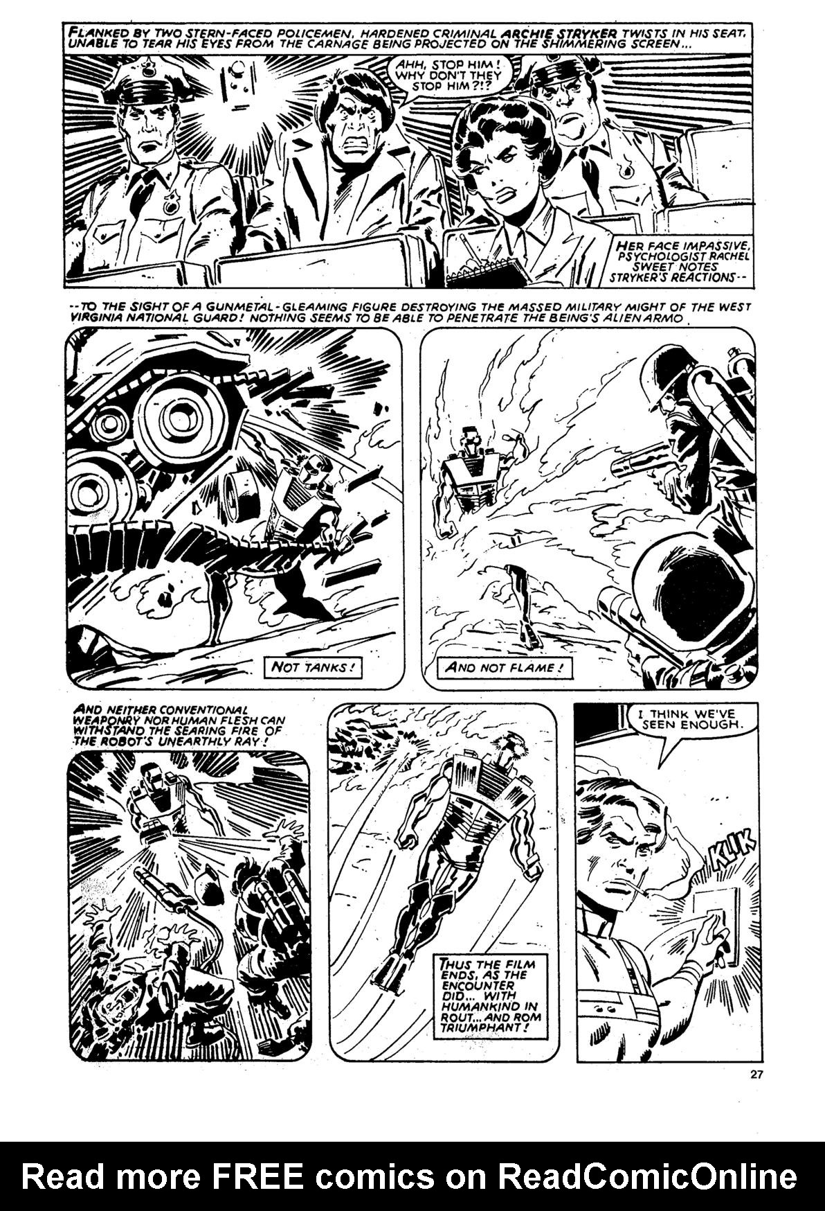 Read online Star Wars Weekly comic -  Issue #155 - 27