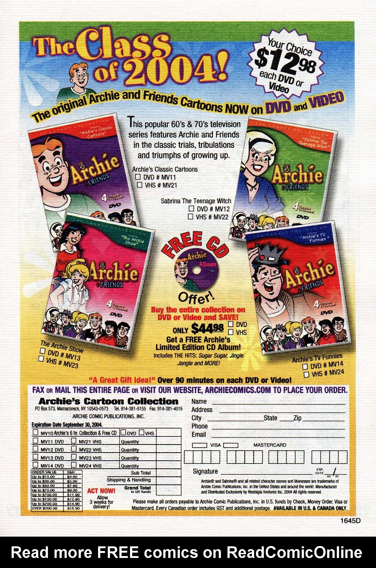 Read online Archie's Double Digest Magazine comic -  Issue #152 - 160