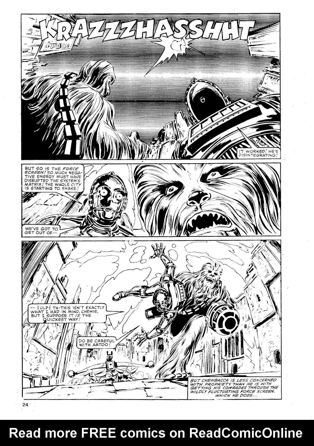 Read online Star Wars Weekly comic -  Issue #167 - 24