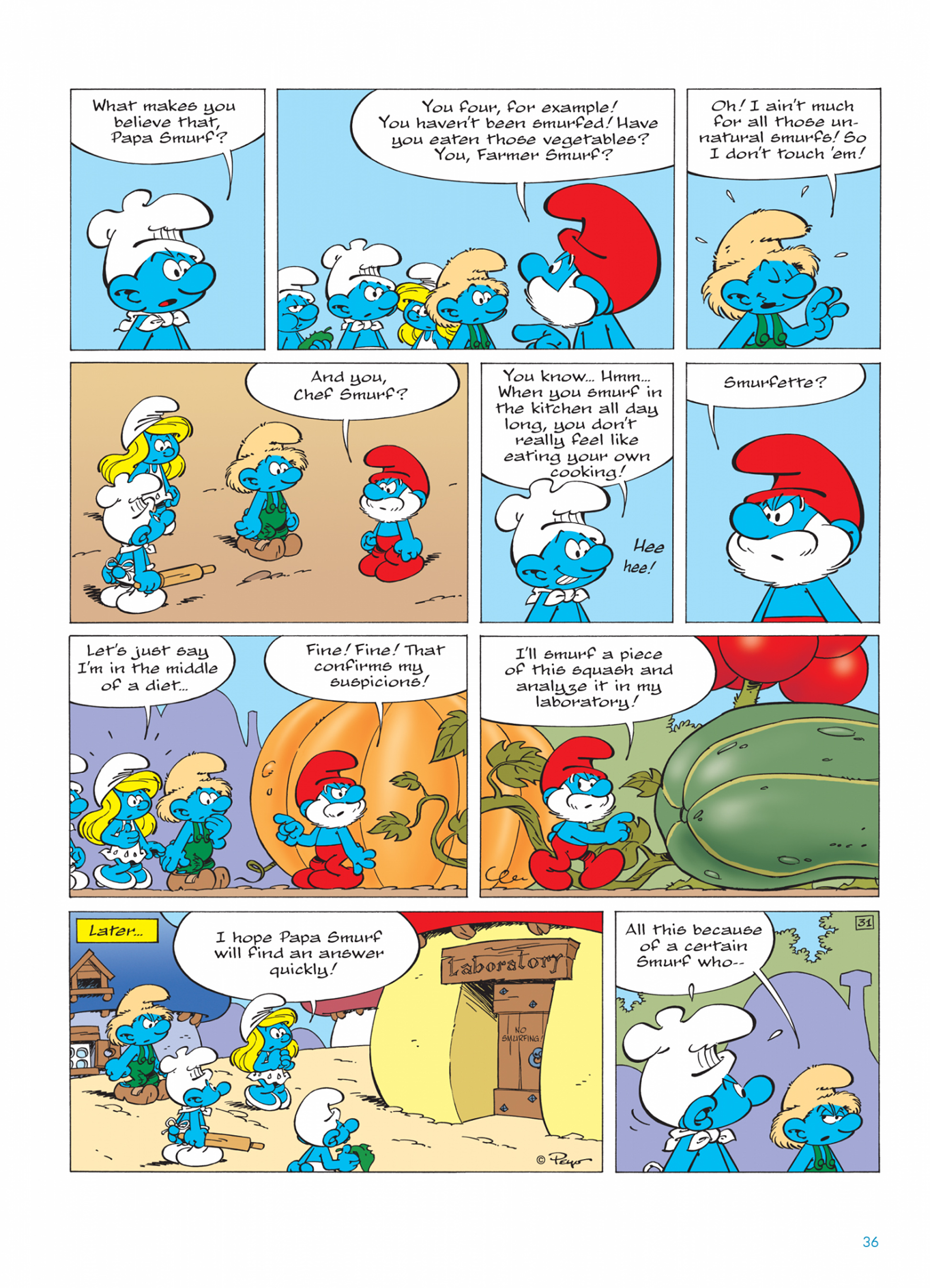 Read online The Smurfs comic -  Issue #26 - 36