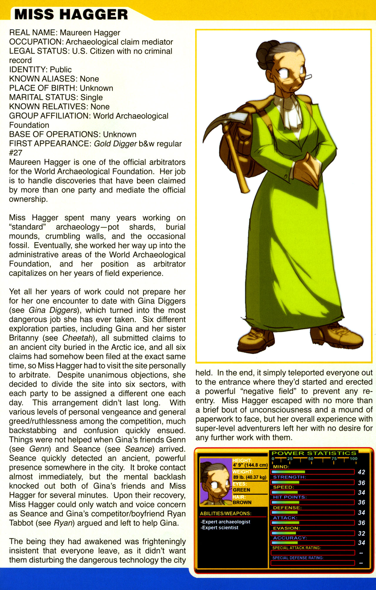 Read online Gold Digger Sourcebook: The Official Handbook of the GD Universe comic -  Issue #6 - 21
