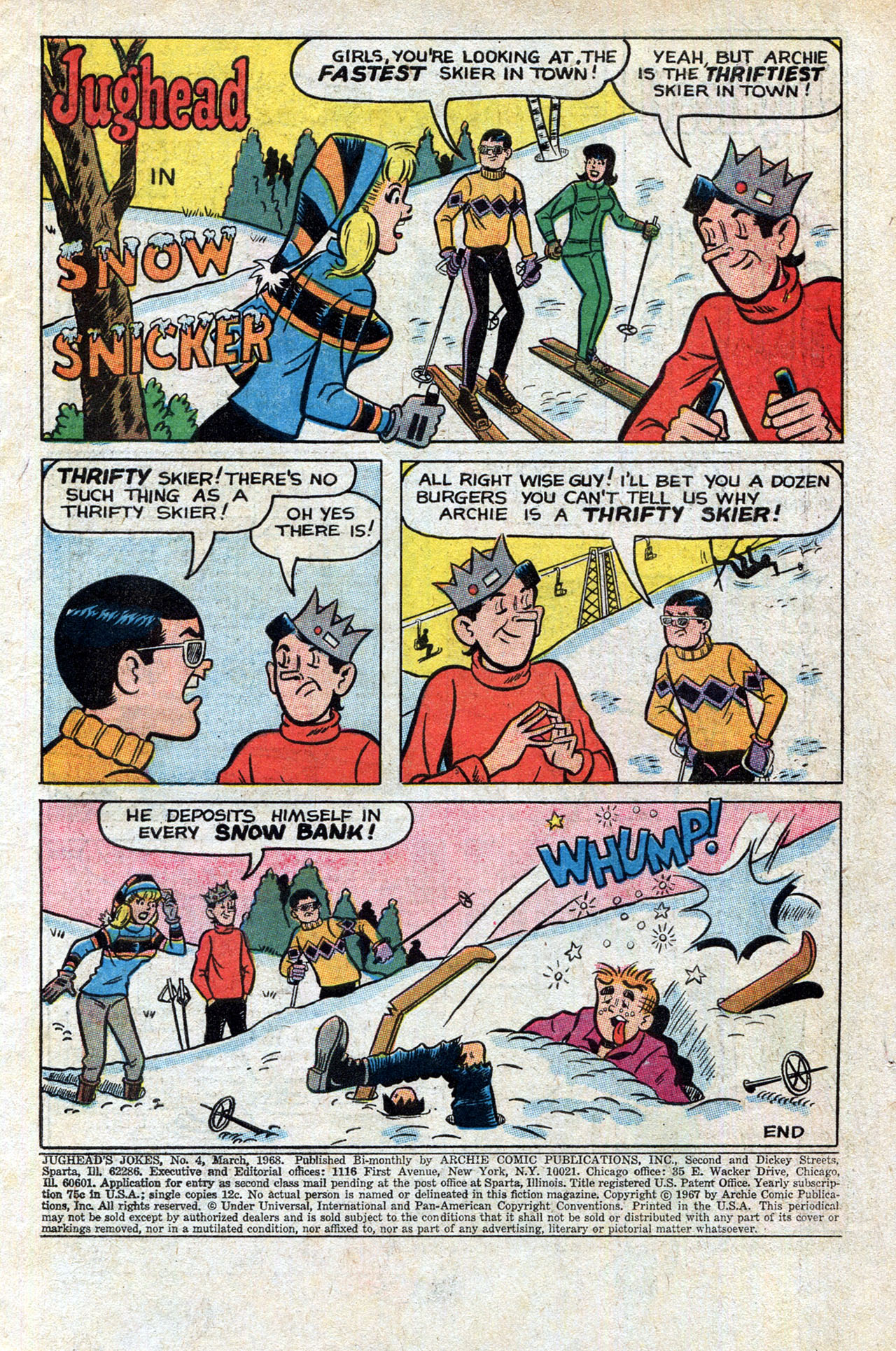 Read online Jughead's Jokes comic -  Issue #4 - 3