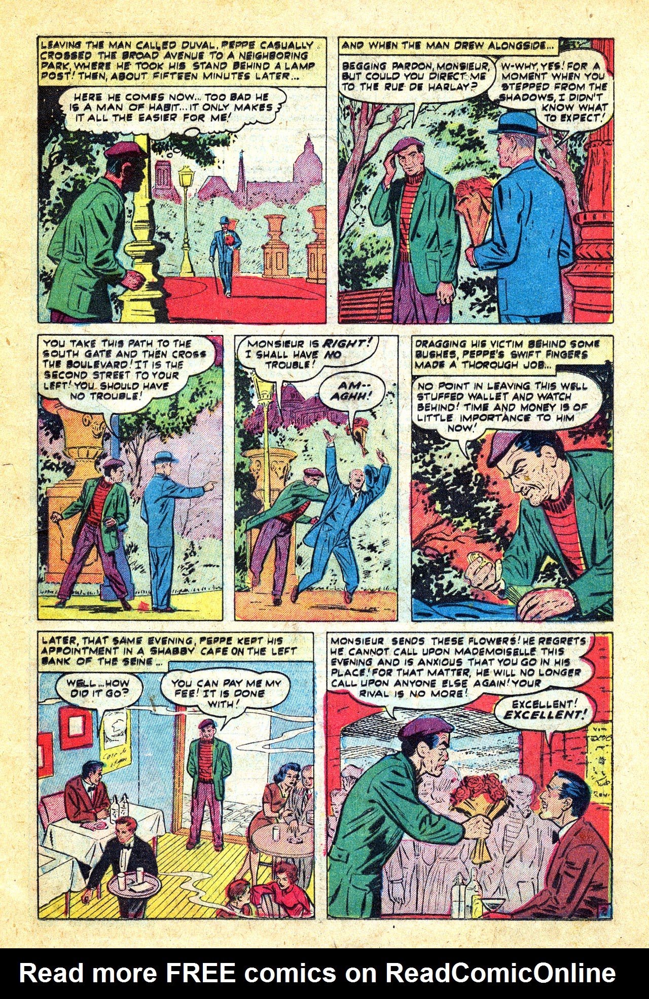 Read online Crime Cases Comics (1950) comic -  Issue #26 - 21