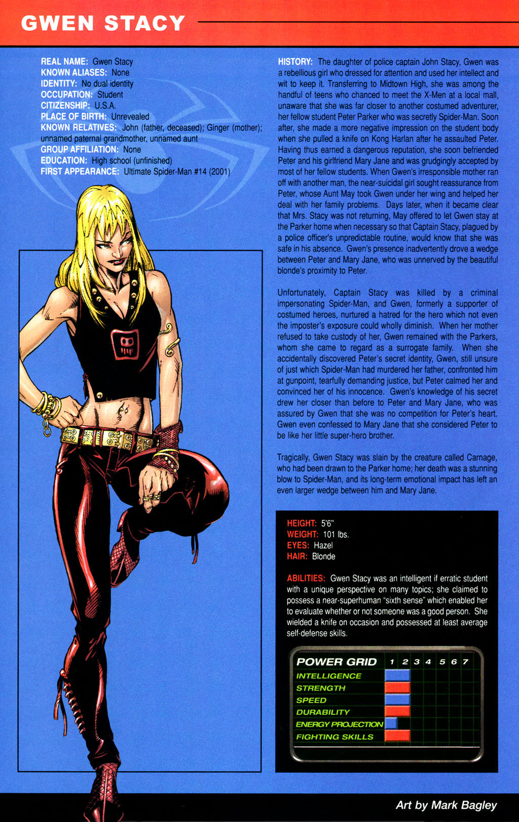 Read online Official Handbook of the Ultimate Marvel Universe 2005: The Fantastic Four & Spider-Man comic -  Issue # Full - 44