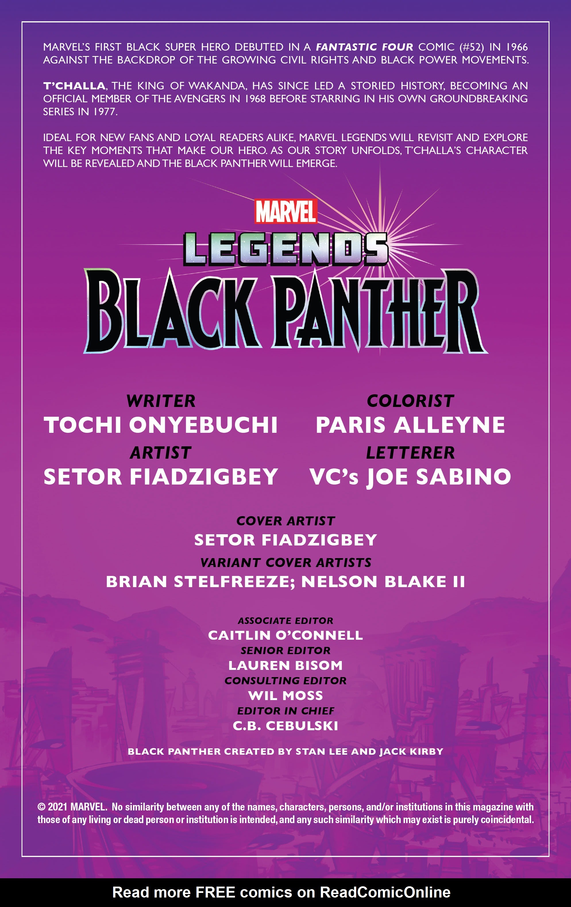 Read online Black Panther Legends comic -  Issue #1 - 2