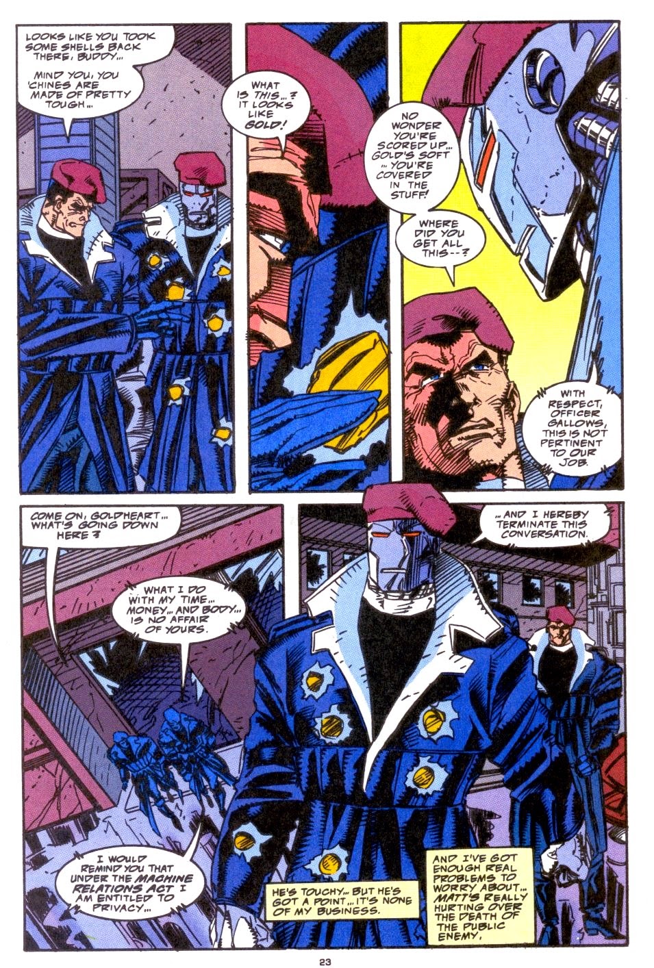 Read online Punisher 2099 comic -  Issue #18 - 19