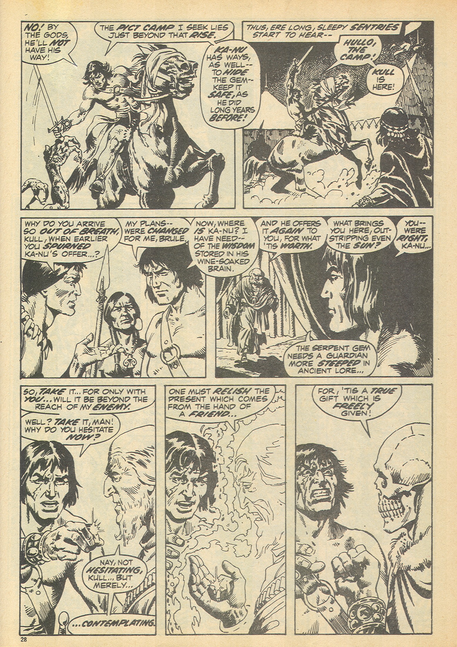 Read online The Savage Sword of Conan (1975) comic -  Issue #10 - 28