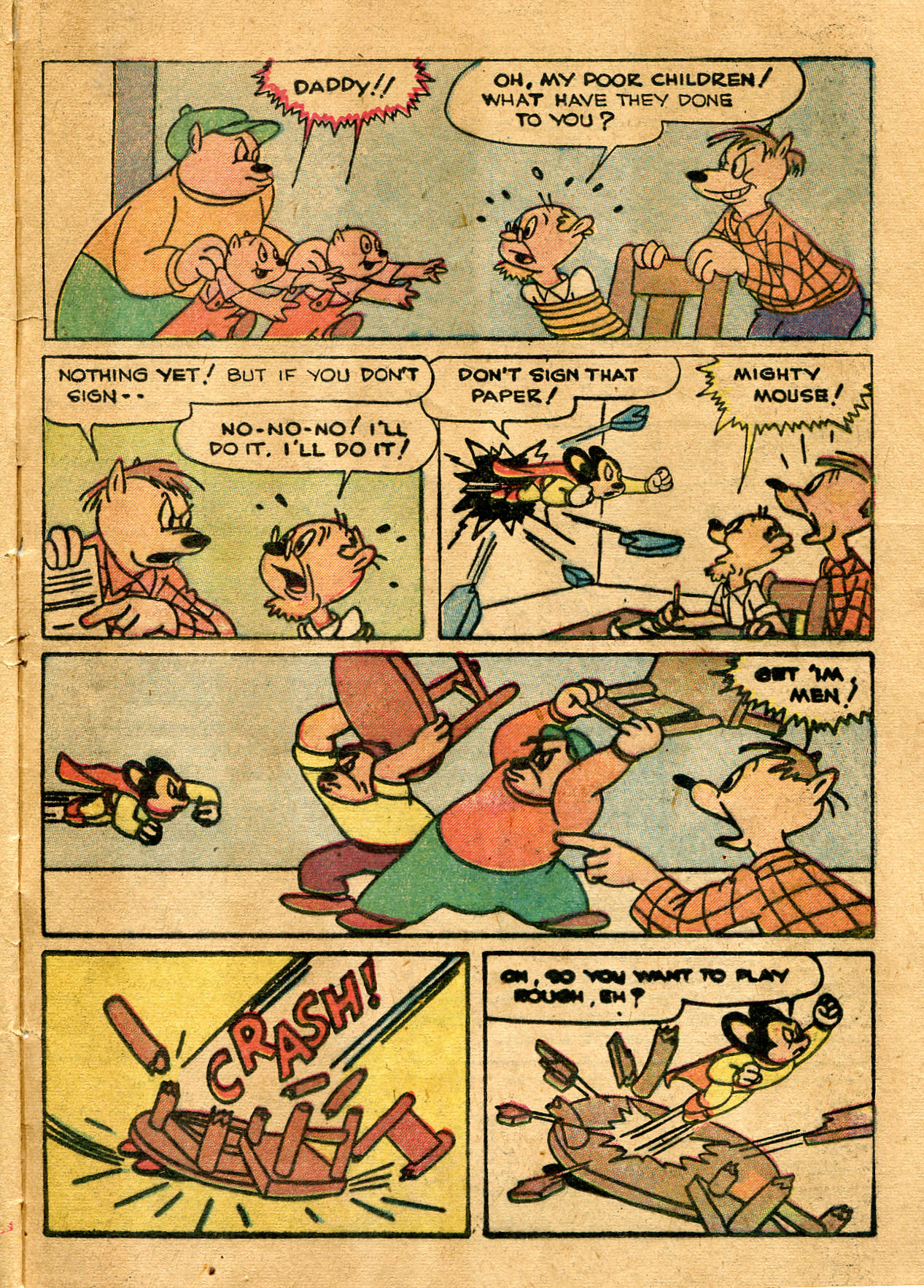 Read online Paul Terry's Mighty Mouse Comics comic -  Issue #29 - 33