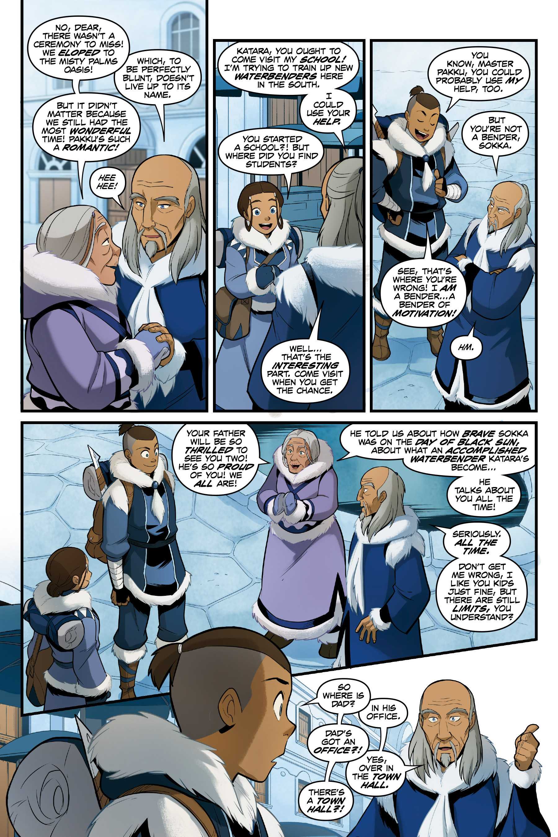 Read online Nickelodeon Avatar: The Last Airbender - North and South comic -  Issue #1 - 25