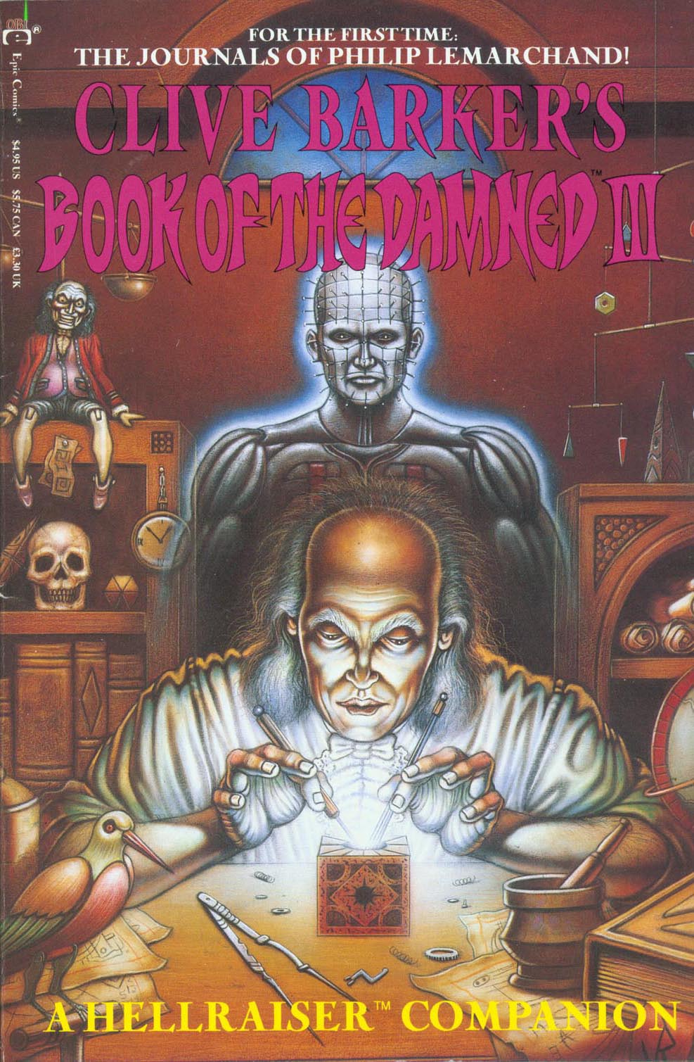 Read online Clive Barker's Book of the Damned: A Hellraiser Companion comic -  Issue #3 - 1