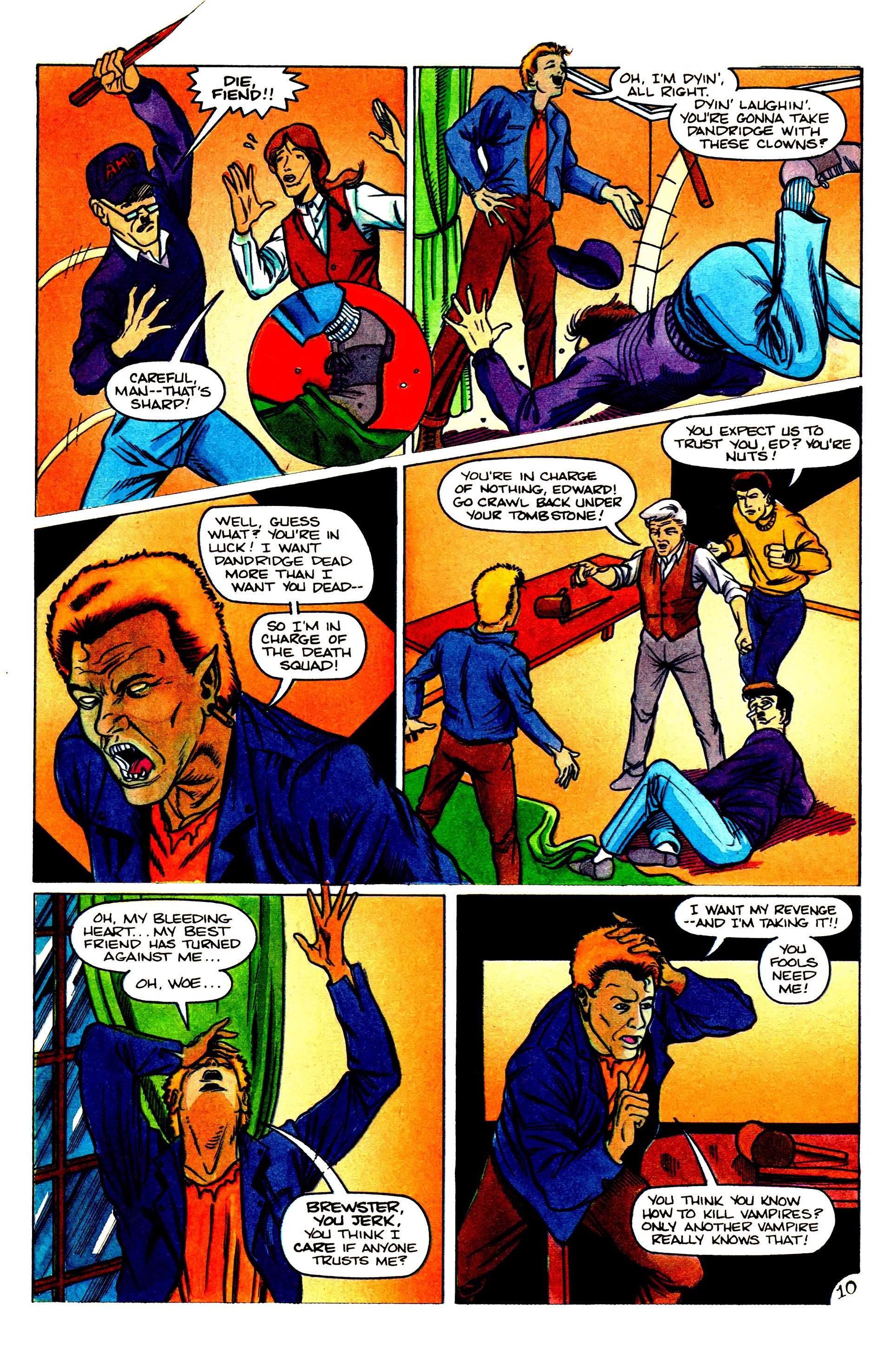 Read online Fright Night (1988) comic -  Issue #22 - 14