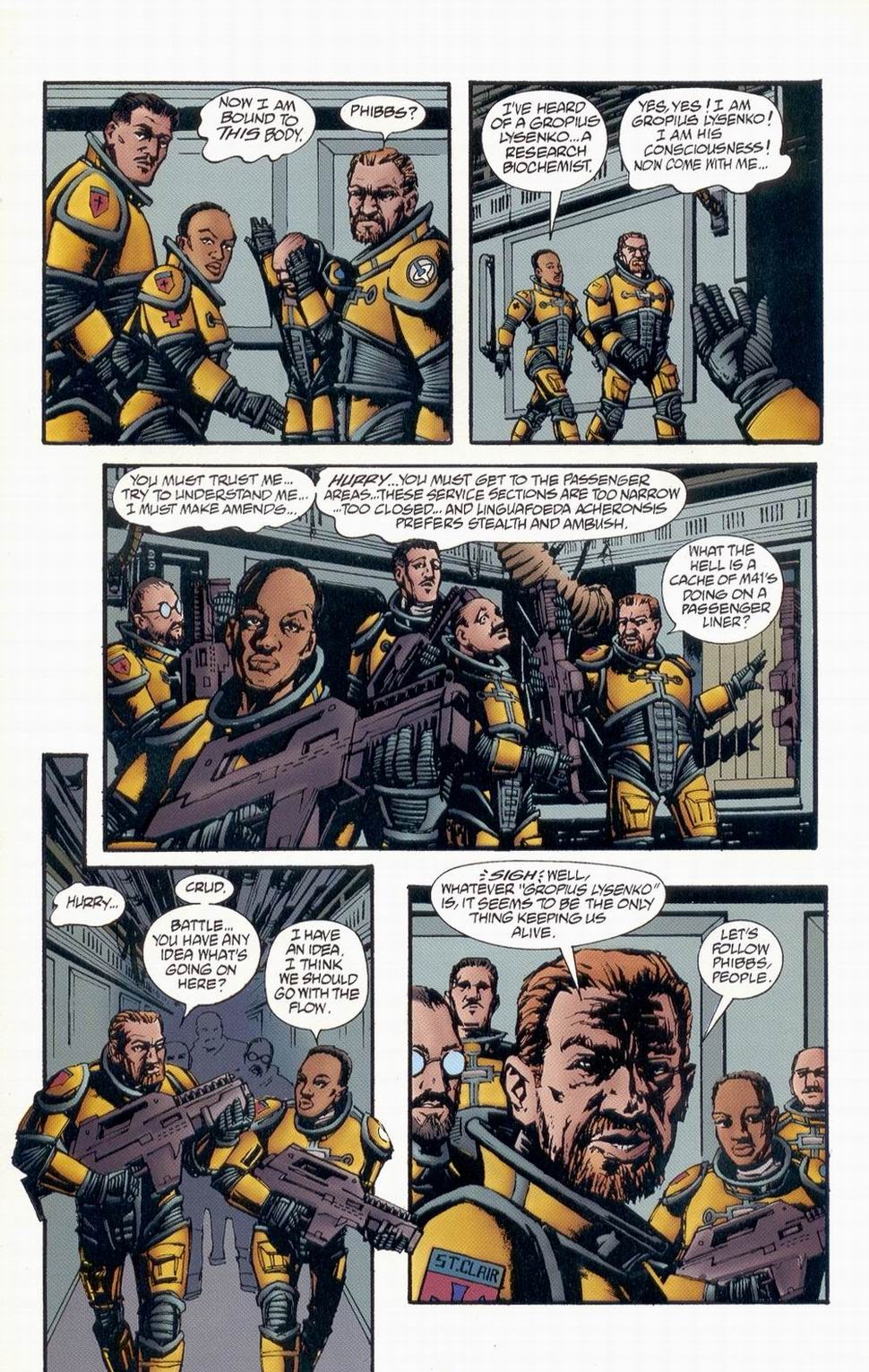 Read online Aliens: Havoc comic -  Issue #1 - 17
