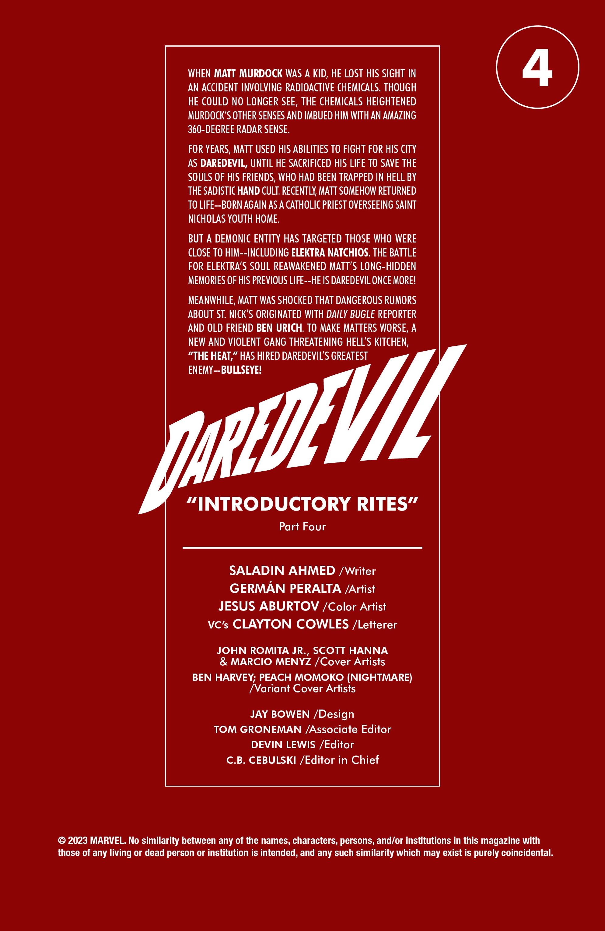 Read online Daredevil (2023) comic -  Issue #4 - 2