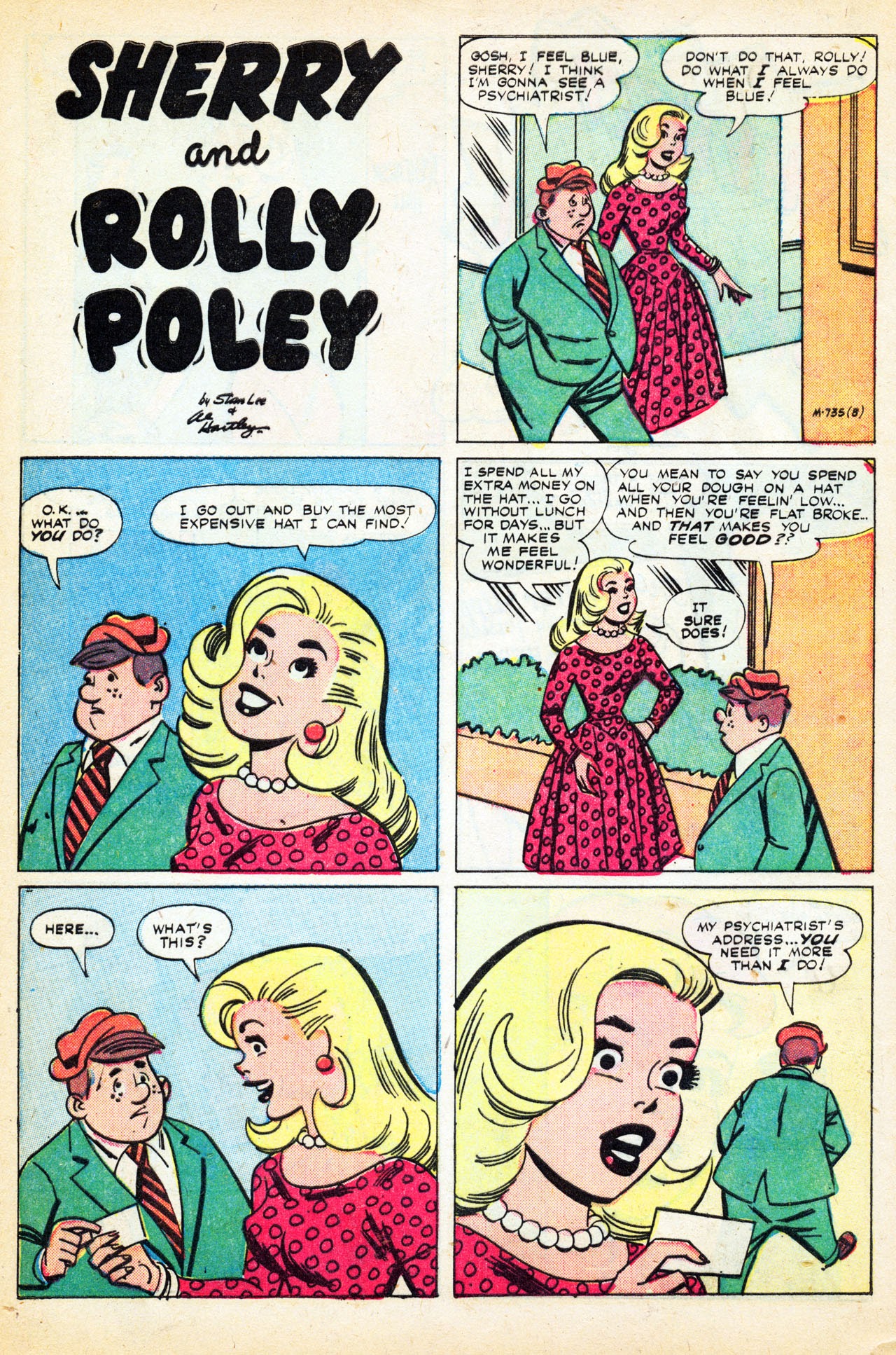 Read online Sherry the Showgirl (1957) comic -  Issue #7 - 4