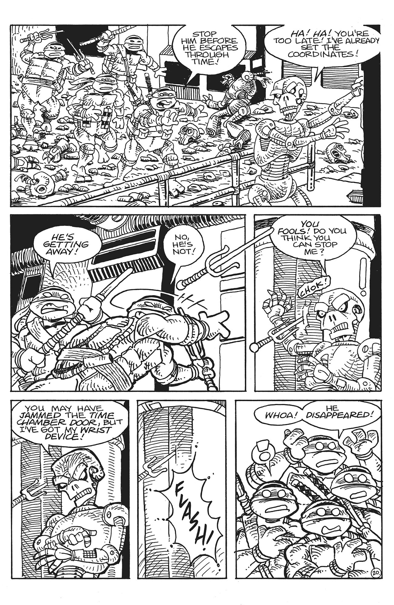 Read online Teenage Mutant Ninja Turtles/Usagi Yojimbo: WhereWhen #1: Director’s Cut comic -  Issue #1: Director’s Cut Full - 21
