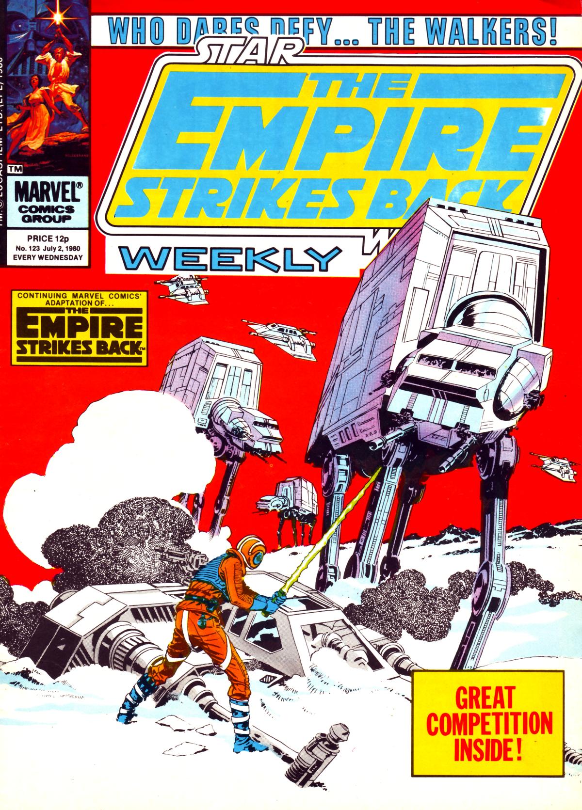 Read online Star Wars Weekly: The Empire Strikes Back comic -  Issue #123 - 1
