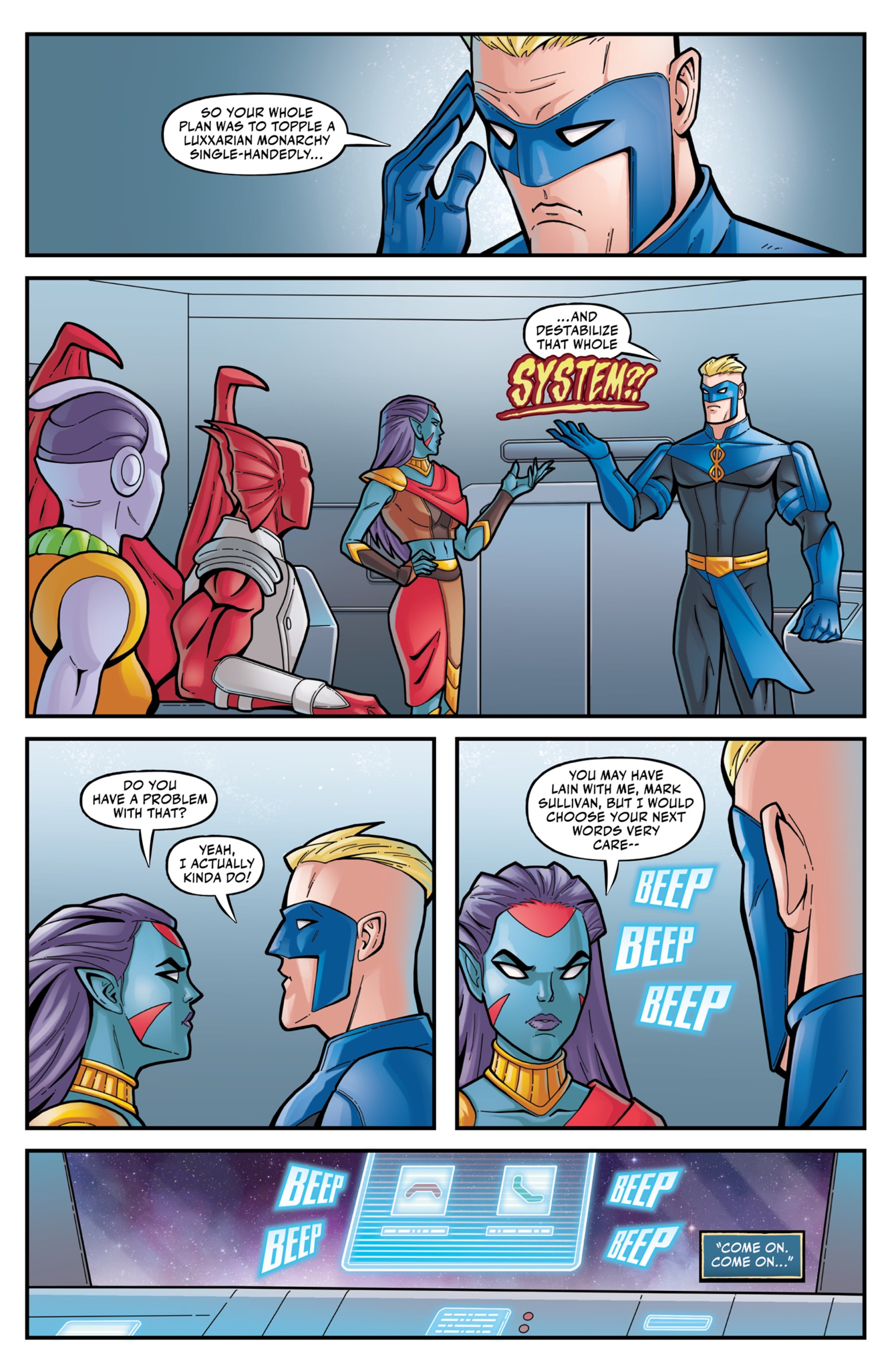 Read online Keepers Of The Cosmos comic -  Issue #1 - 13