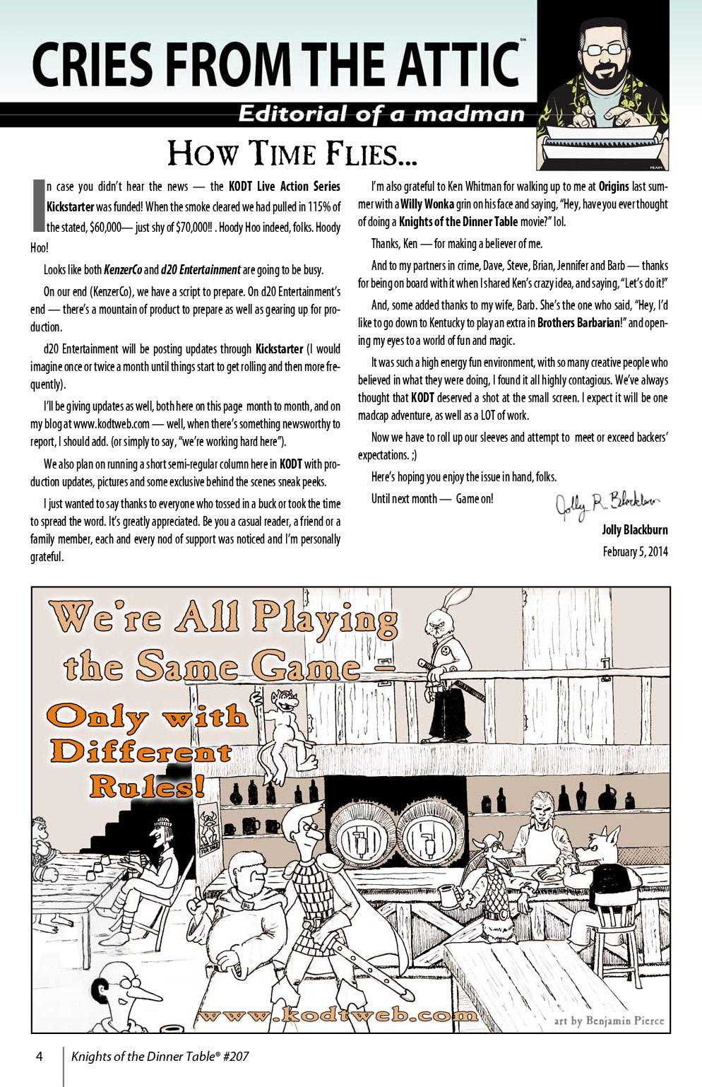 Read online Knights of the Dinner Table comic -  Issue #207 - 6