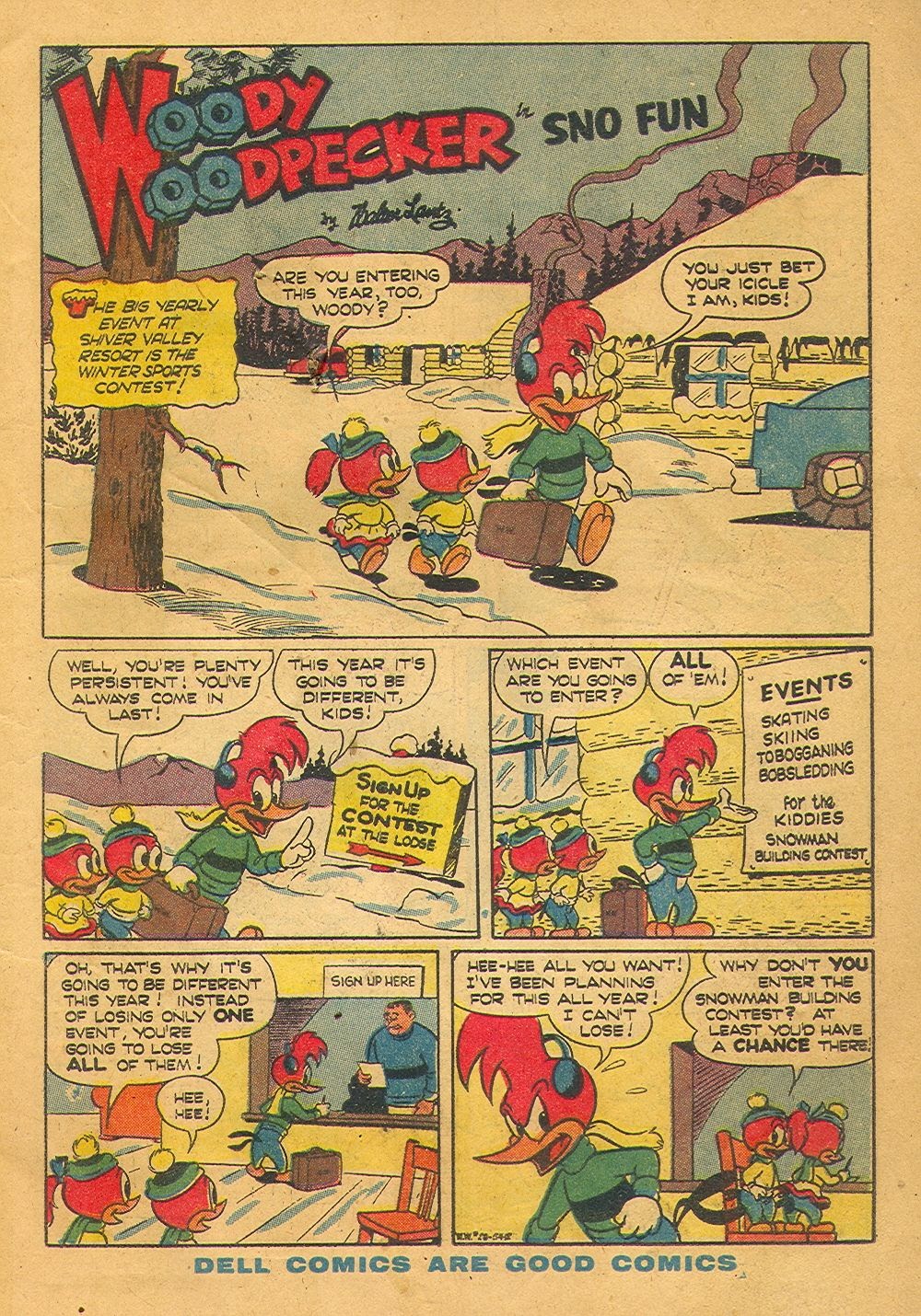 Read online Walter Lantz Woody Woodpecker (1952) comic -  Issue #28 - 3