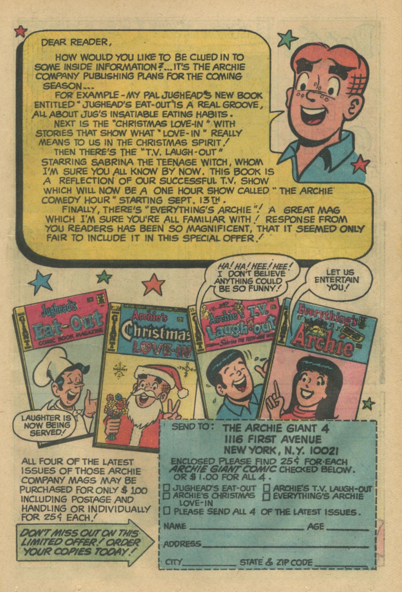 Read online Reggie's Wise Guy Jokes comic -  Issue #10 - 49