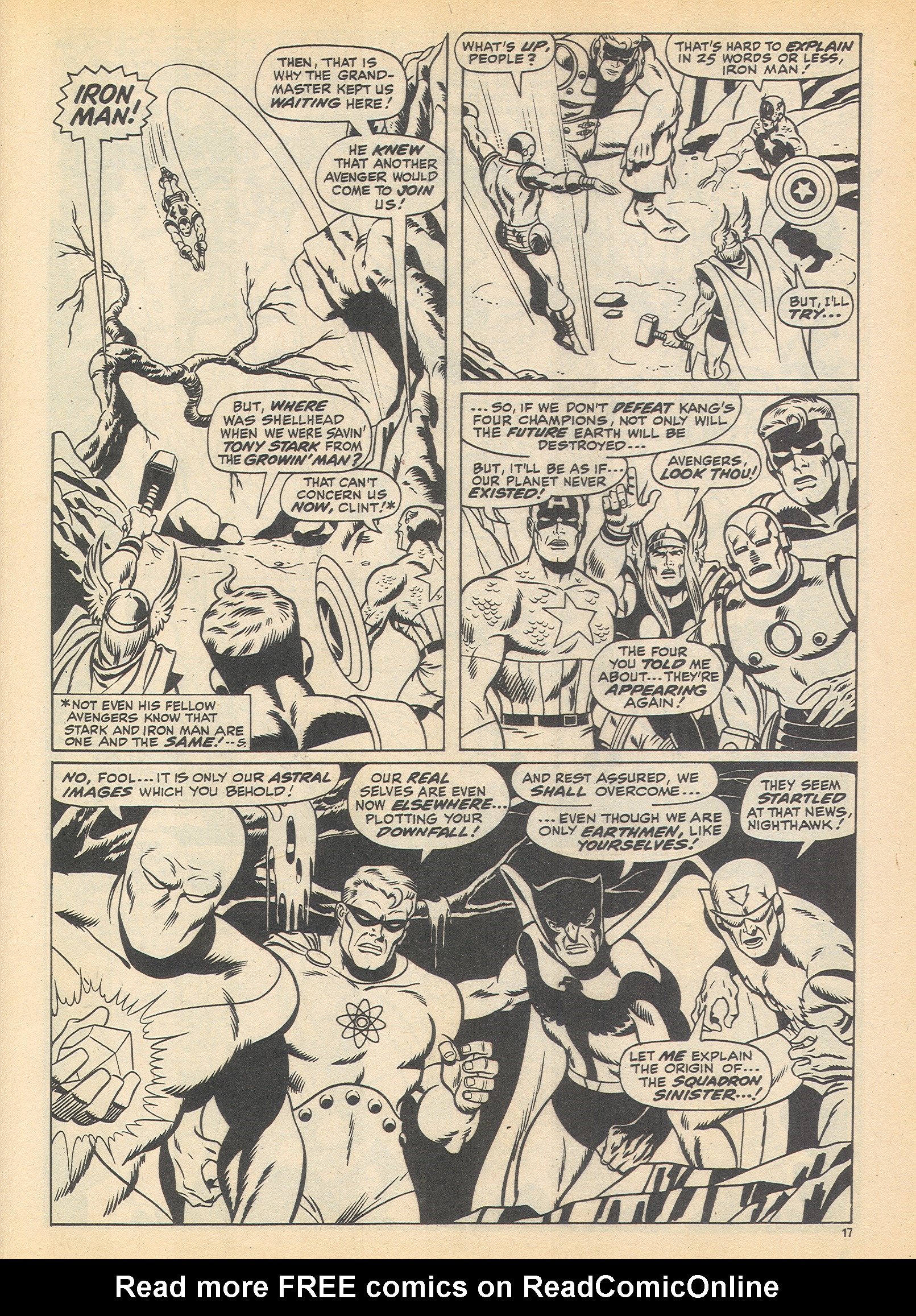 Read online The Avengers (1973) comic -  Issue #106 - 17