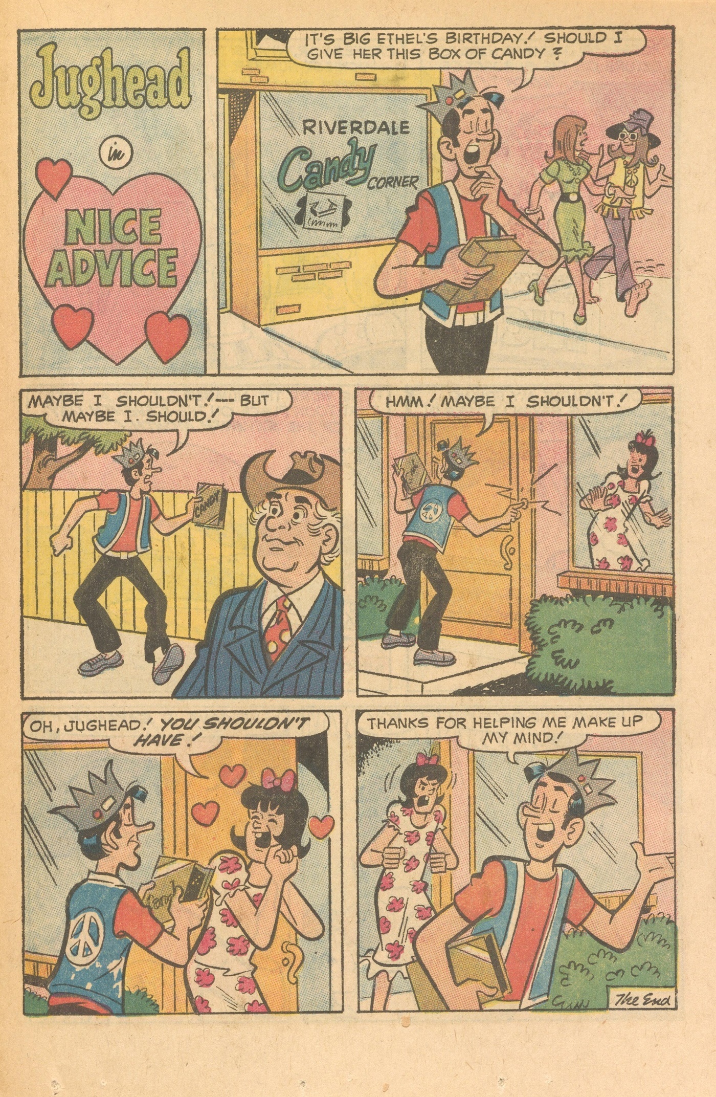 Read online Jughead's Jokes comic -  Issue #27 - 34