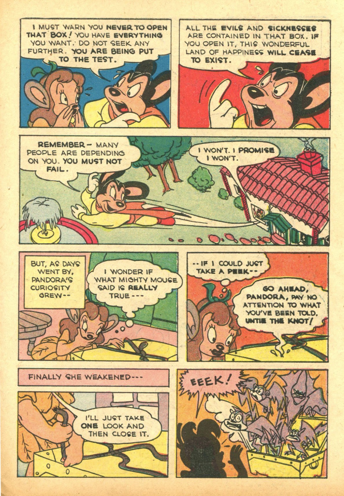 Read online Paul Terry's Mighty Mouse Comics comic -  Issue #9 - 28