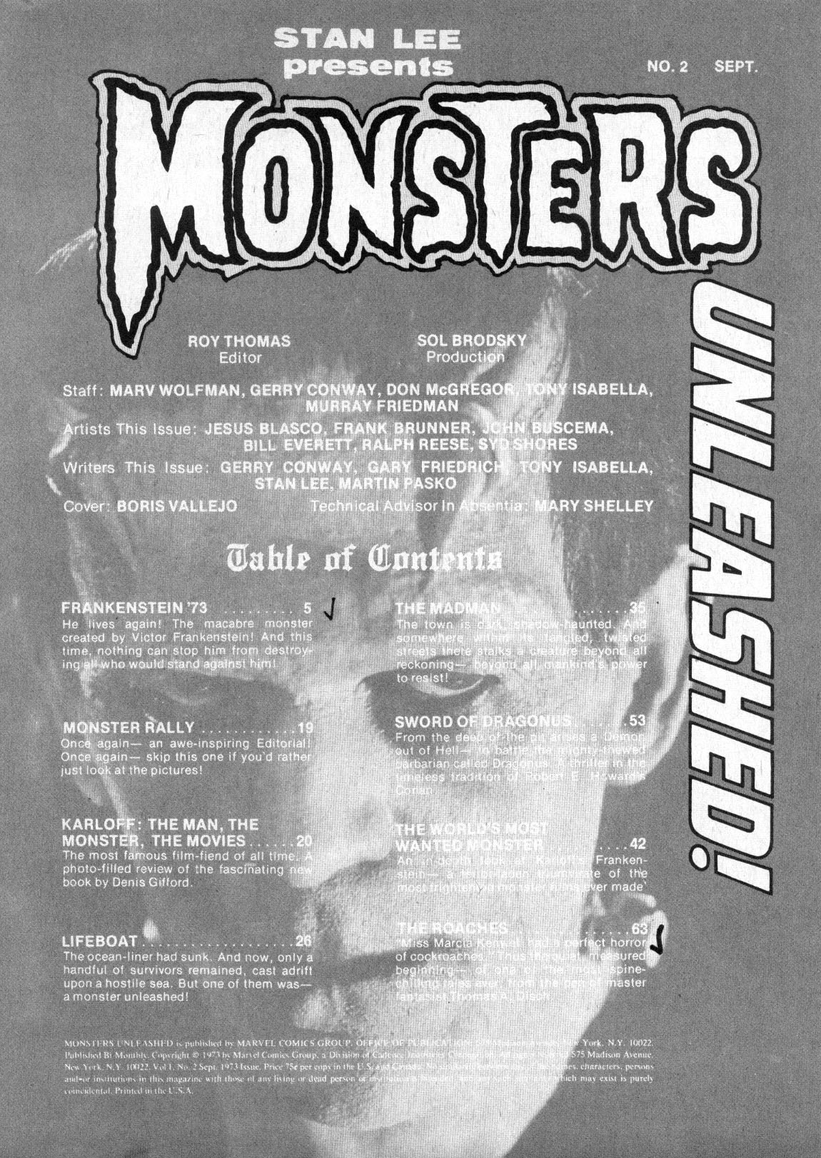 Read online Monsters Unleashed (1973) comic -  Issue #2 - 4