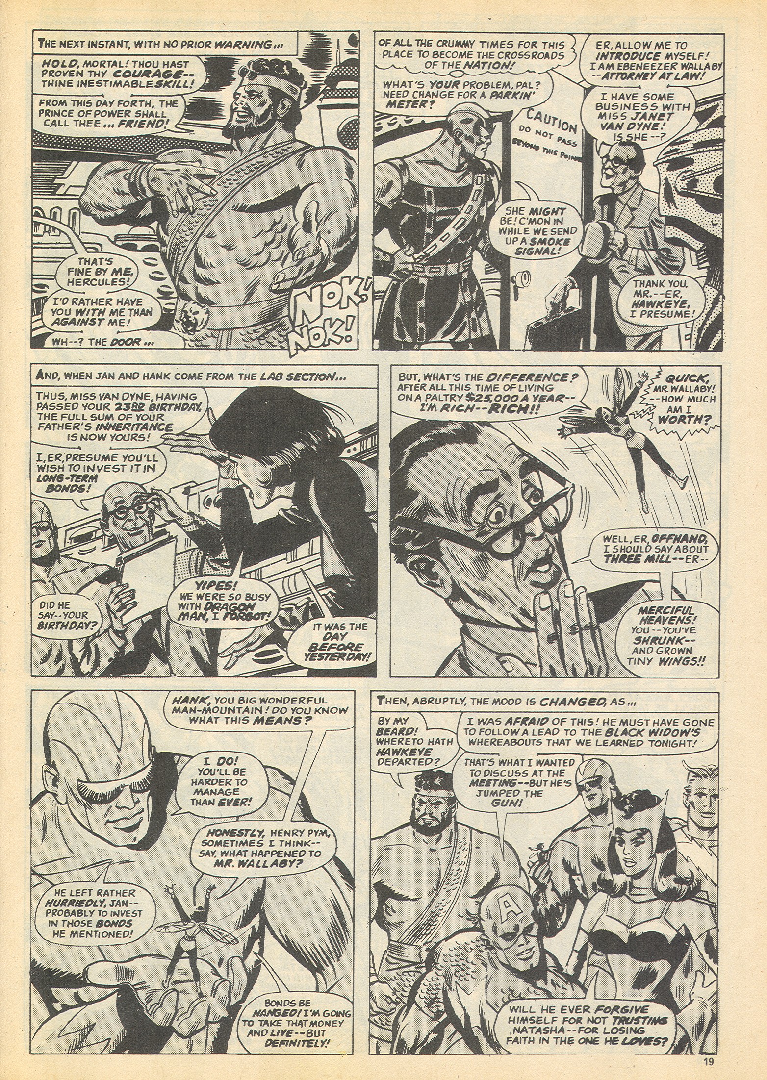 Read online The Avengers (1973) comic -  Issue #52 - 19