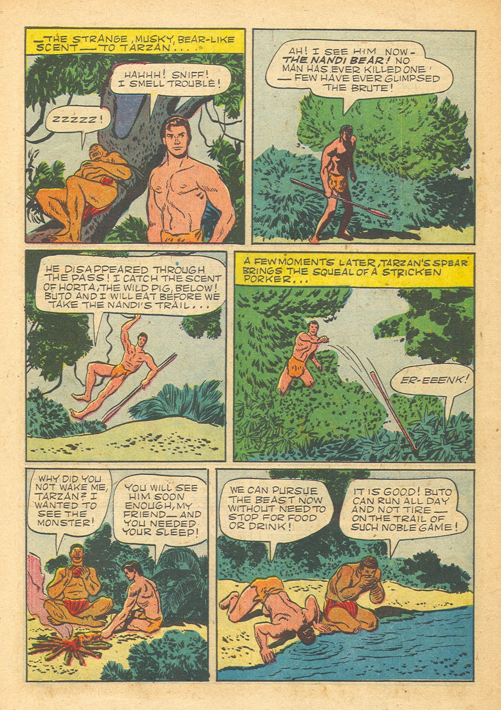 Read online Tarzan (1948) comic -  Issue #32 - 10