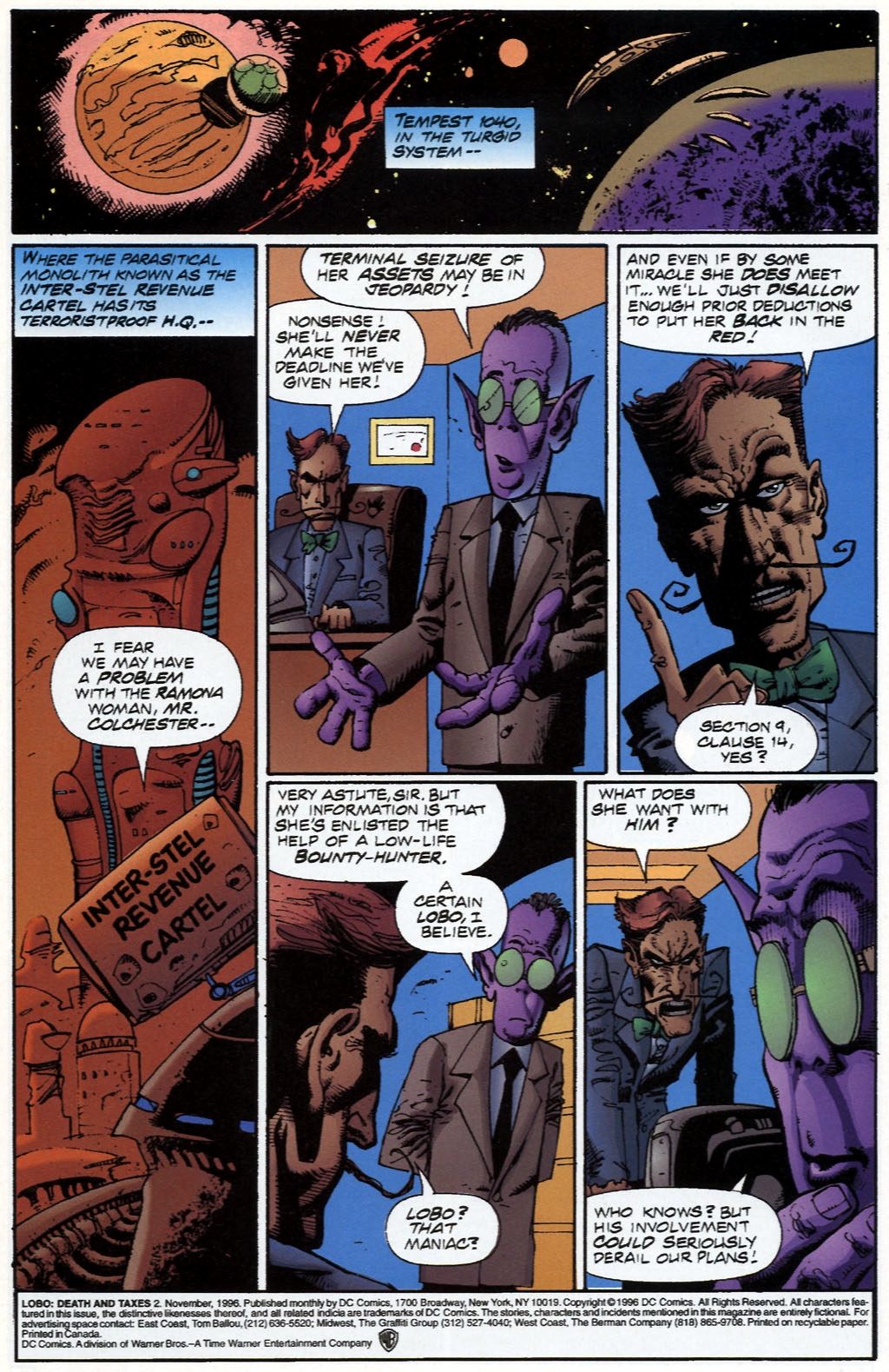 Read online Lobo: Death and Taxes comic -  Issue #2 - 2