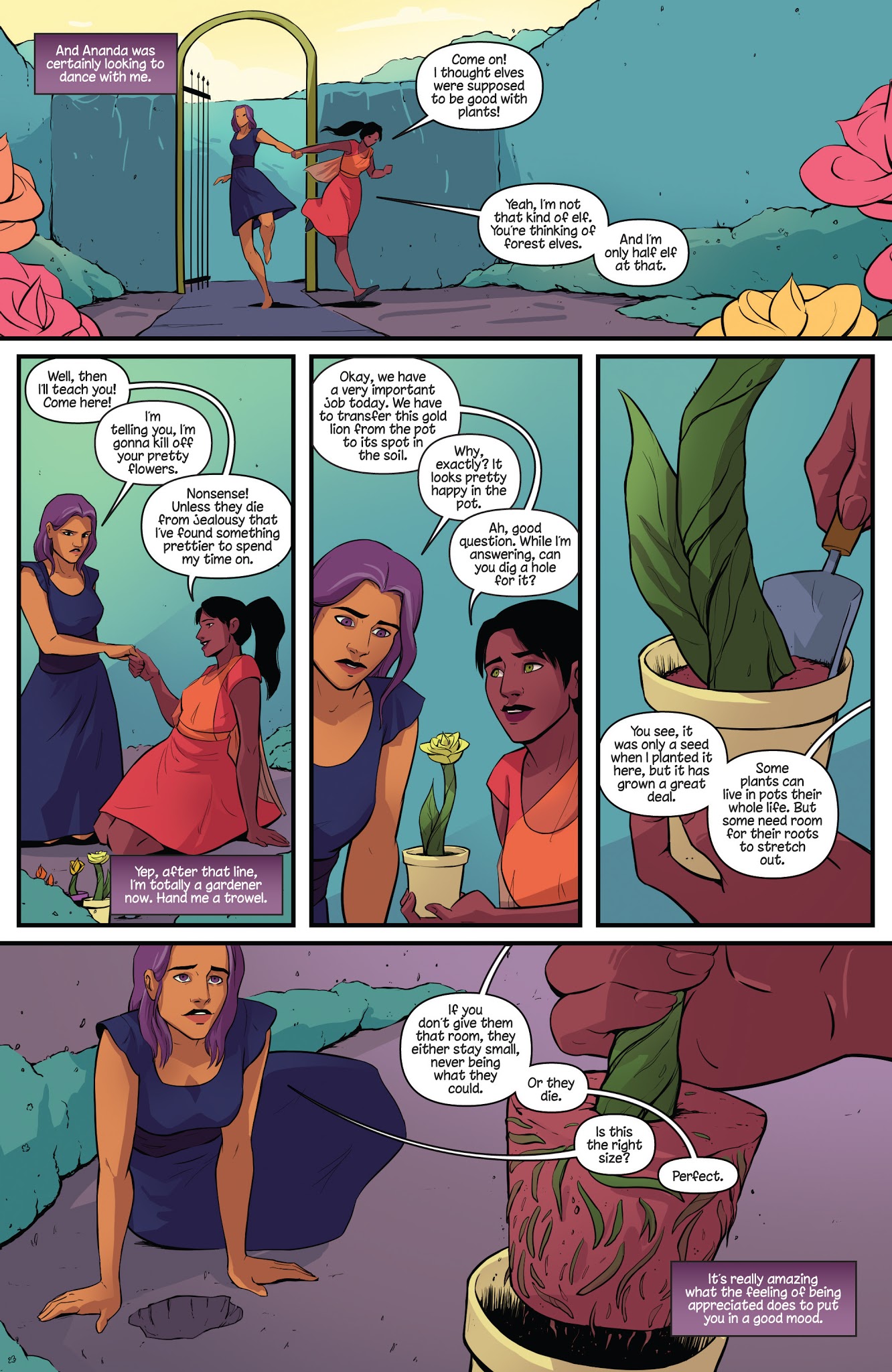Read online Princeless Raven Year Two: Love and Revenge comic -  Issue #6 - 17