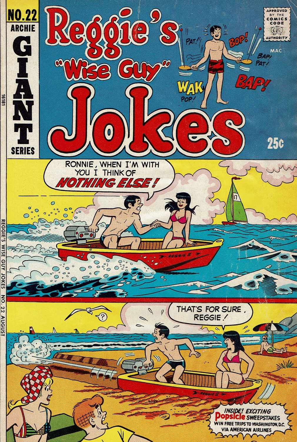 Read online Reggie's Wise Guy Jokes comic -  Issue #22 - 1
