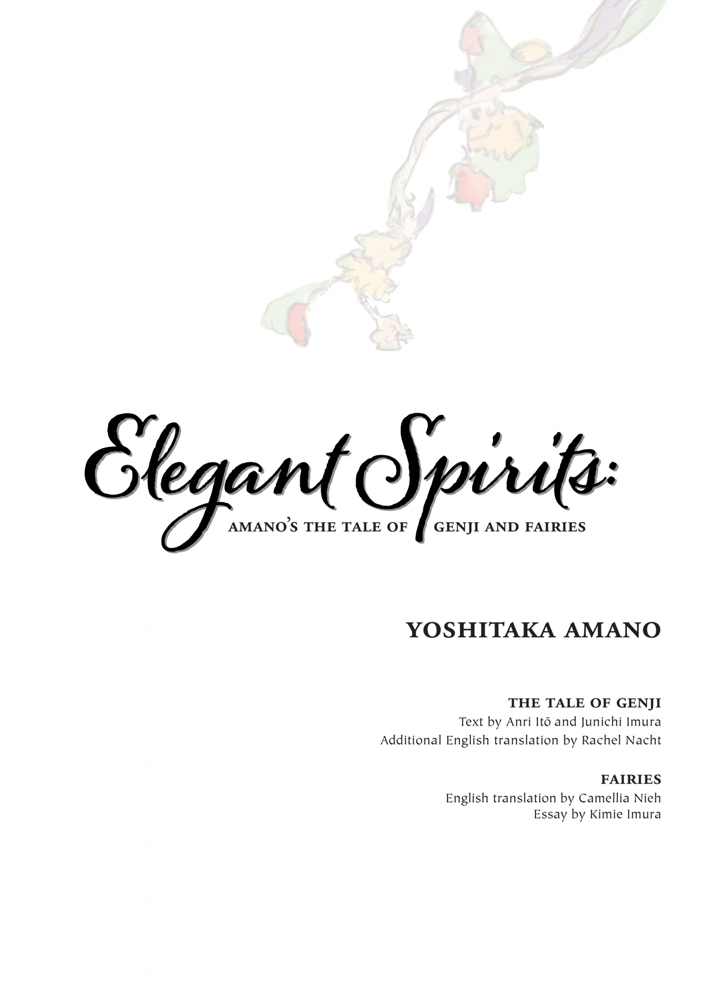 Read online Elegant Spirits: Amano's Tale of Genji and Fairies comic -  Issue # TPB - 3