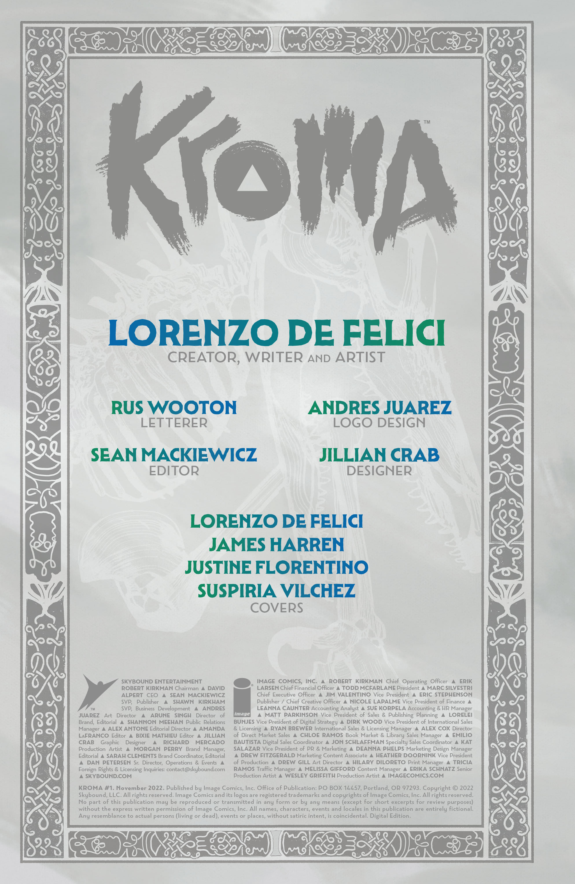Read online Kroma comic -  Issue #1 - 2