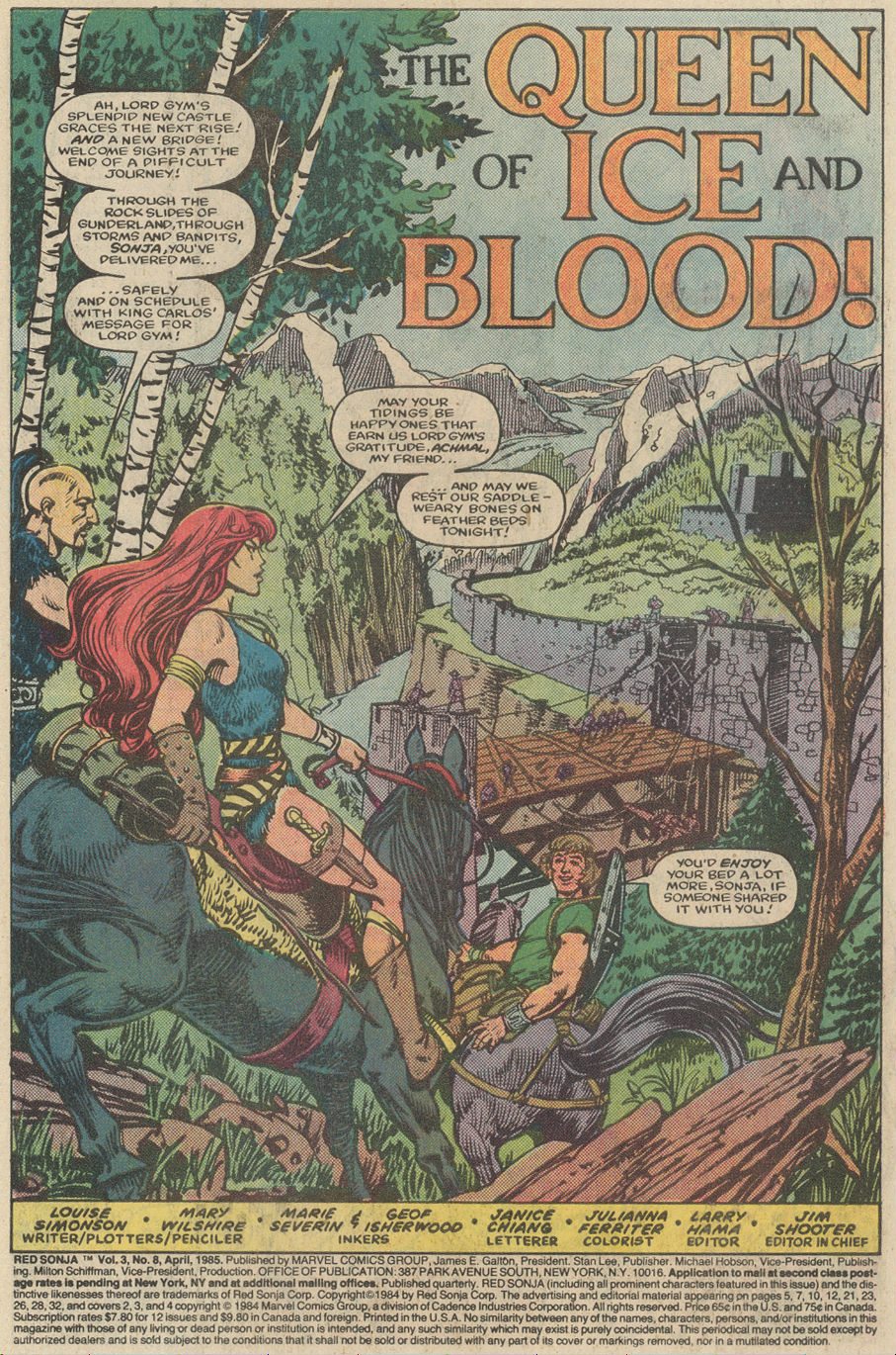 Read online Red Sonja (3rd Series) comic -  Issue #8 - 2