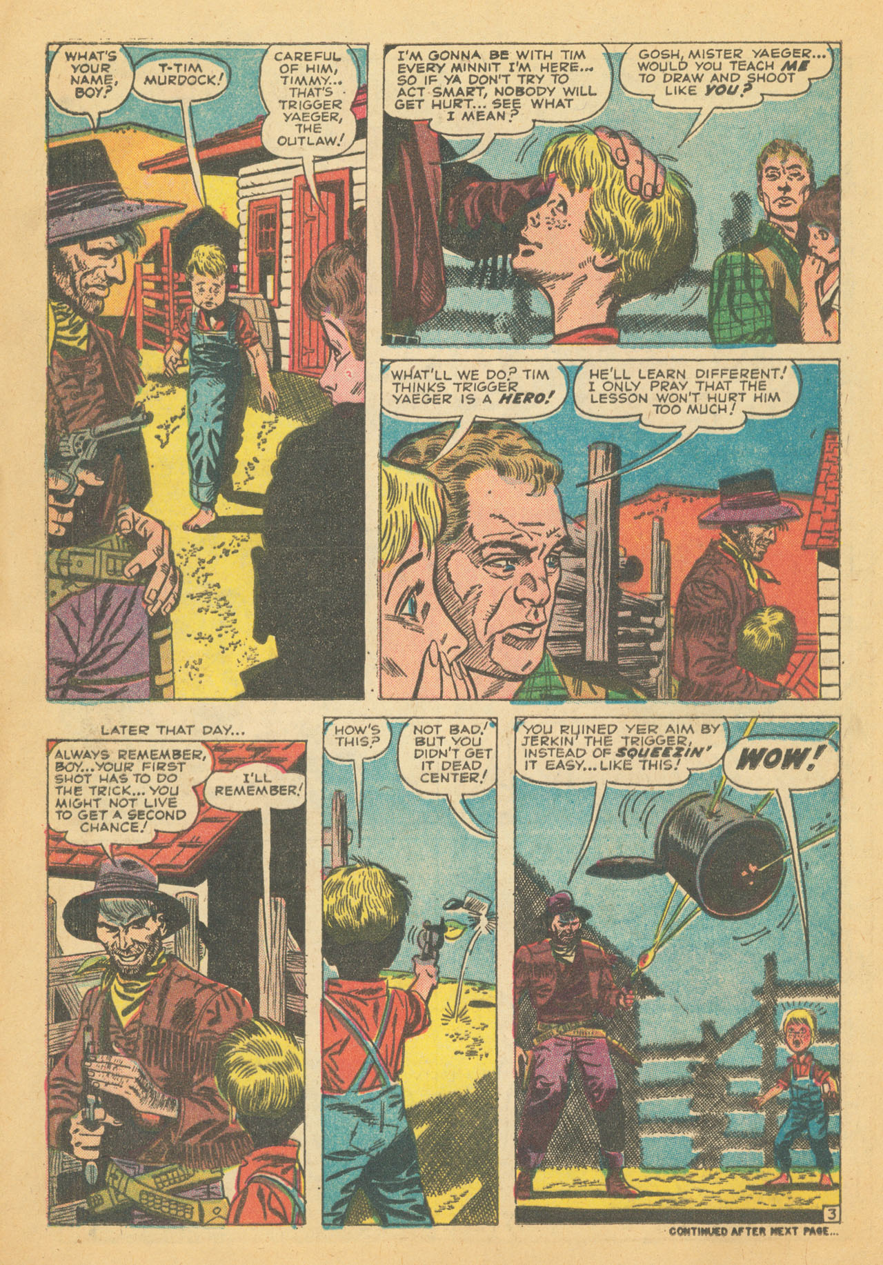 Read online Western Outlaws (1954) comic -  Issue #8 - 12