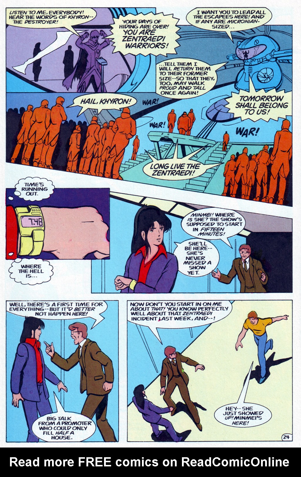 Read online Robotech The Macross Saga comic -  Issue #29 - 25