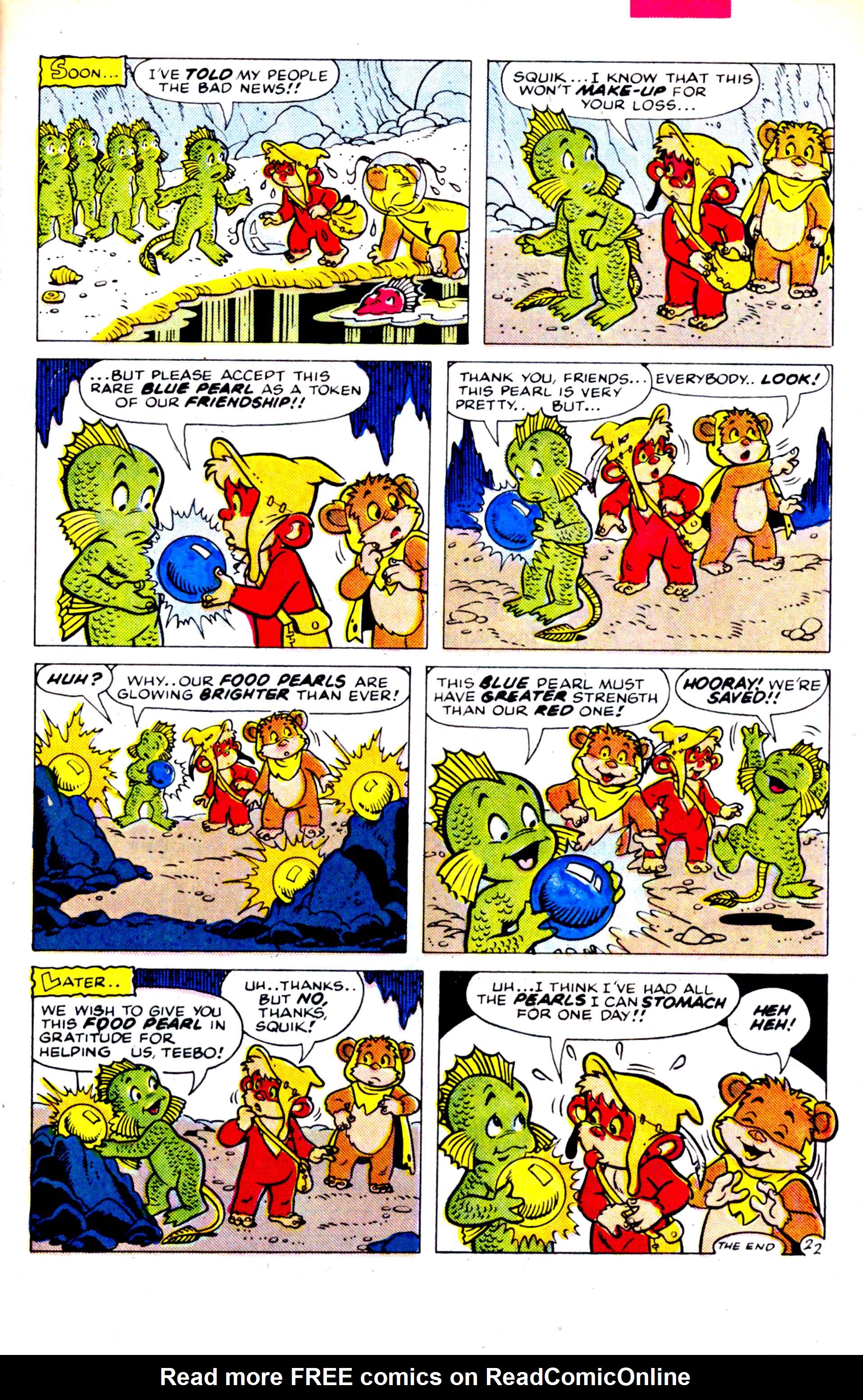 Read online Ewoks (1987) comic -  Issue #9 - 23