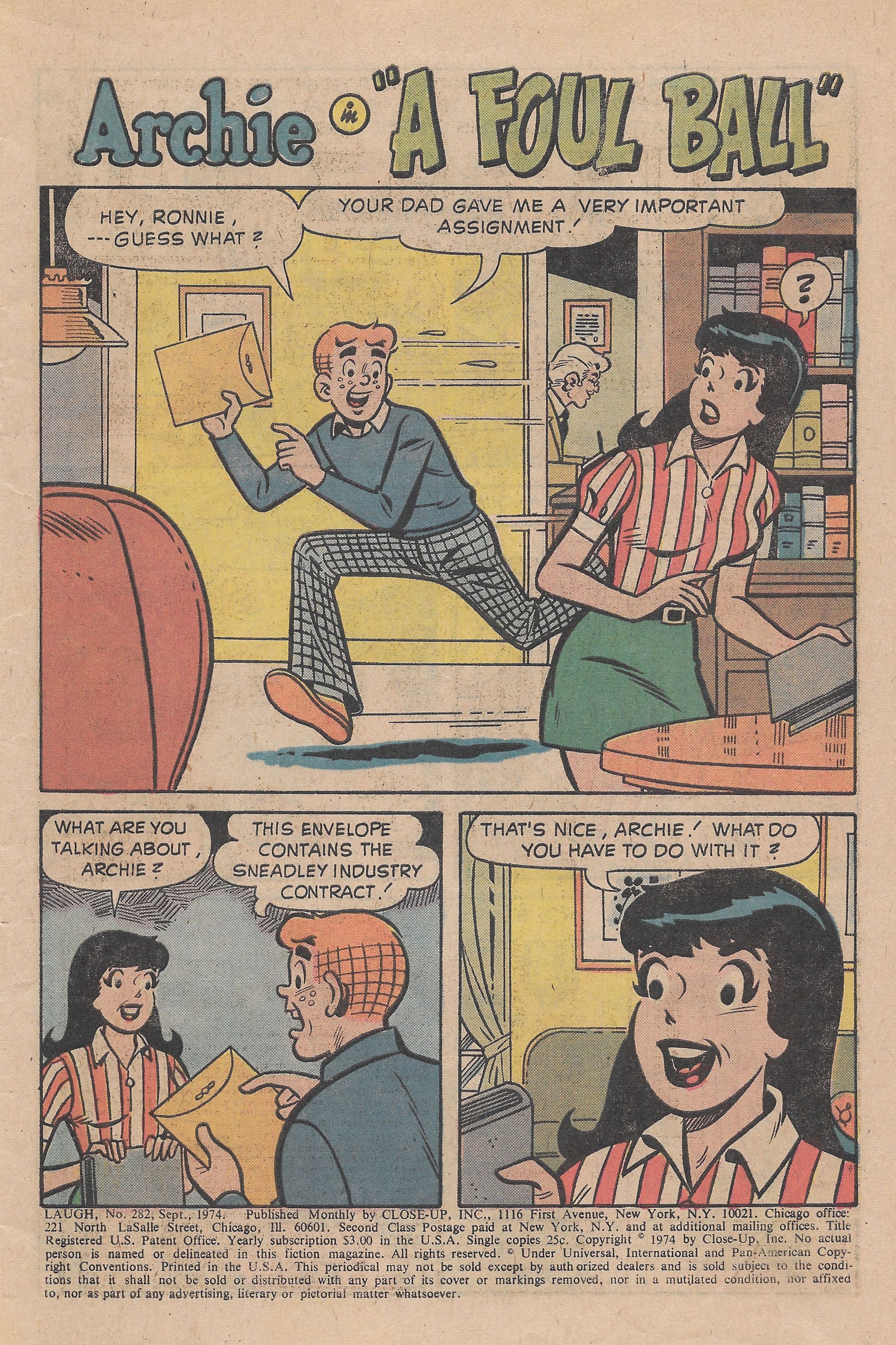Read online Laugh (Comics) comic -  Issue #282 - 3