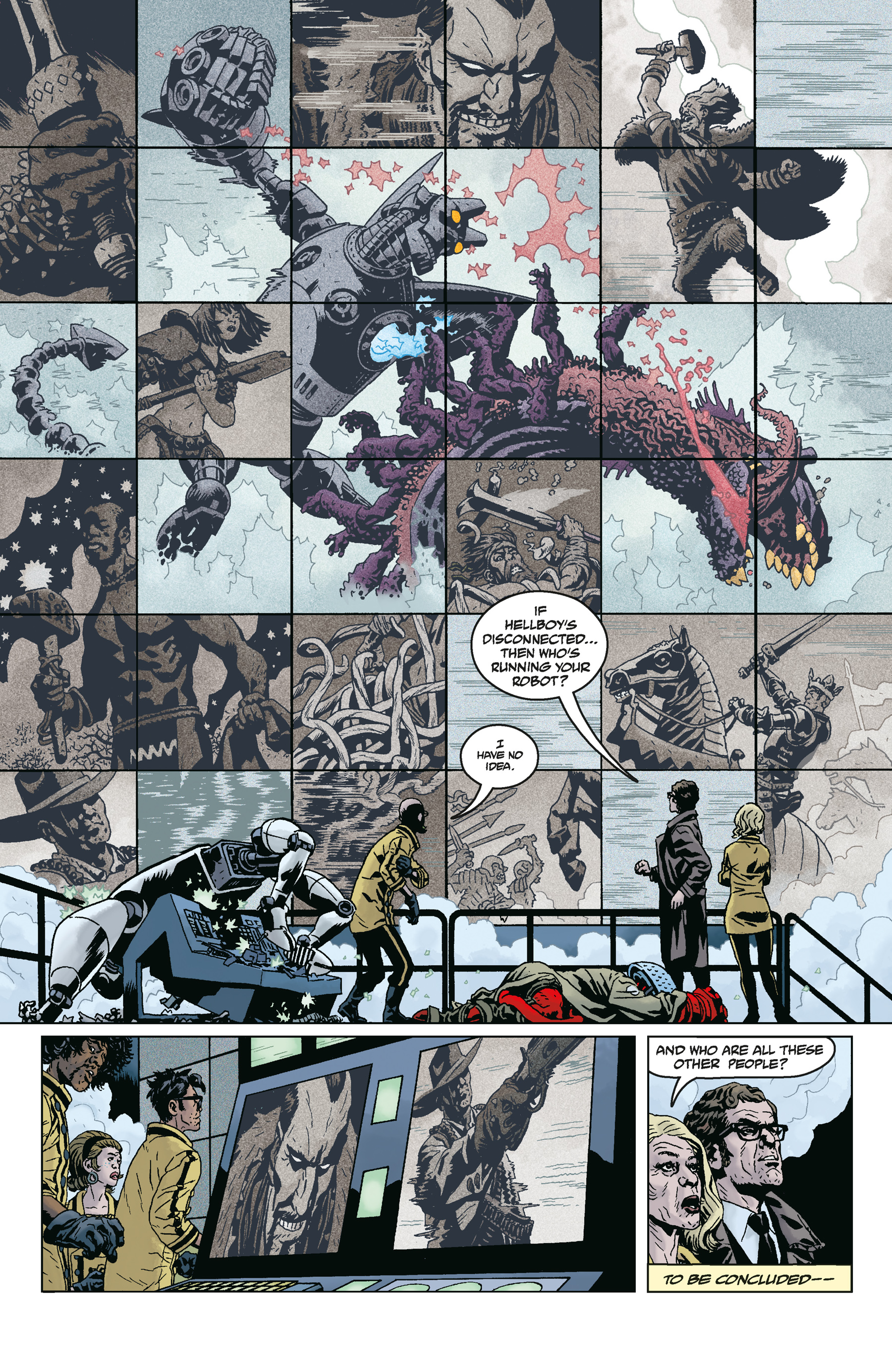 Read online Giant Robot Hellboy comic -  Issue #2 - 22