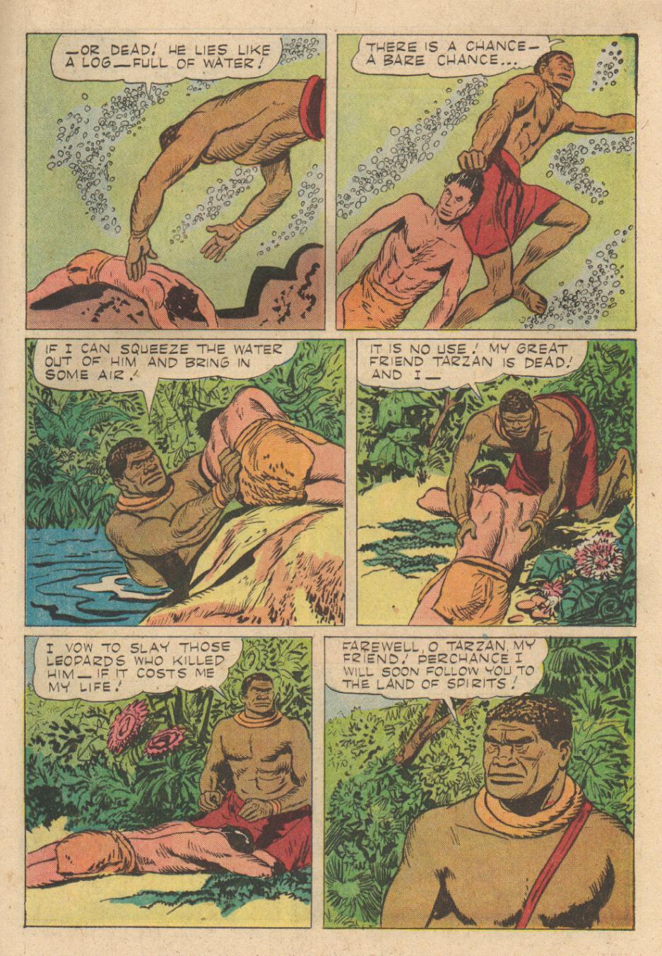 Read online Tarzan (1948) comic -  Issue #79 - 25