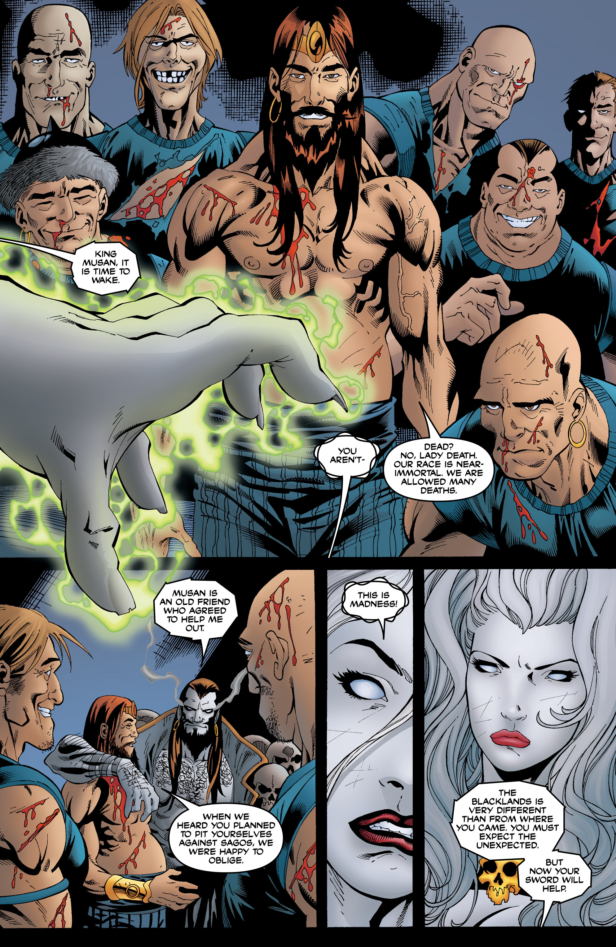 Read online Lady Death Origins comic -  Issue #3 - 12