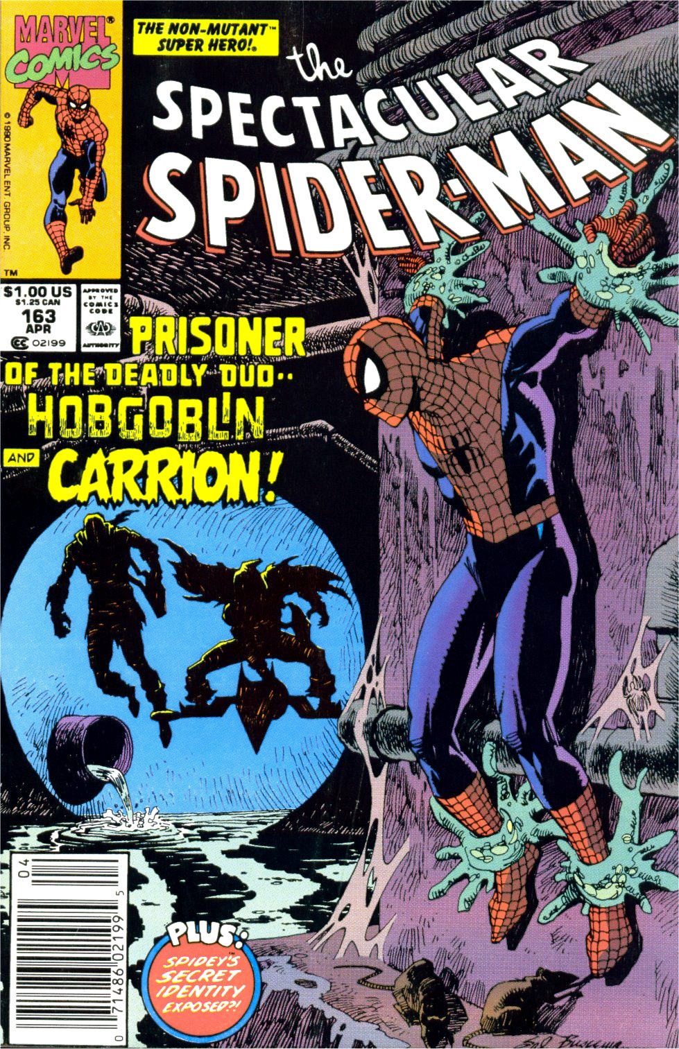 Read online The Spectacular Spider-Man (1976) comic -  Issue #163 - 1